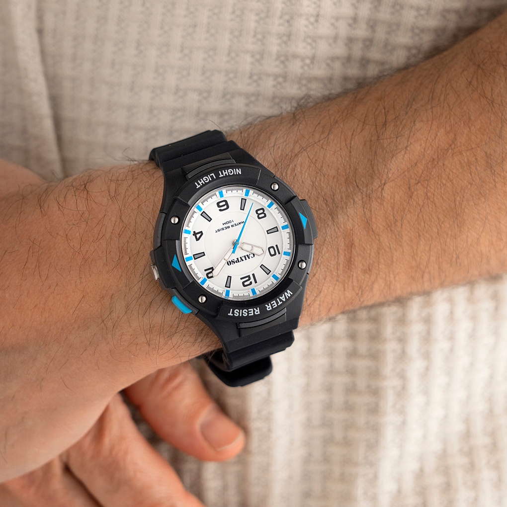 CALYPSO WATCHES Quarzuhr »Street Style« Armbanduhr, Herrenuhr, Silikonarmband, analog, Beleuchtung