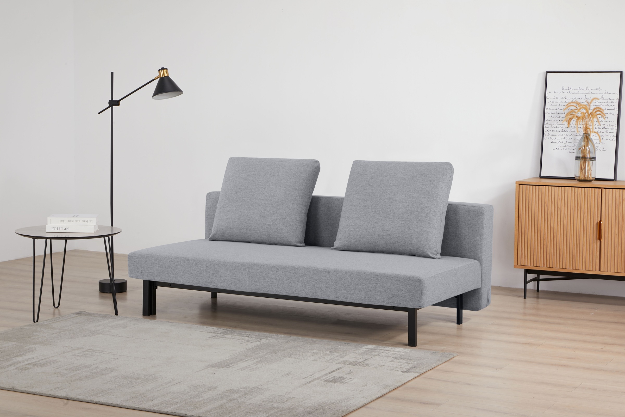 INOSIGN Schlafsofa »BROOKFIELD, Bettsofa, Klappsofa, Couch, Gästebett«, mit Bettfunktion, pflegeleichter Webstoffbezug