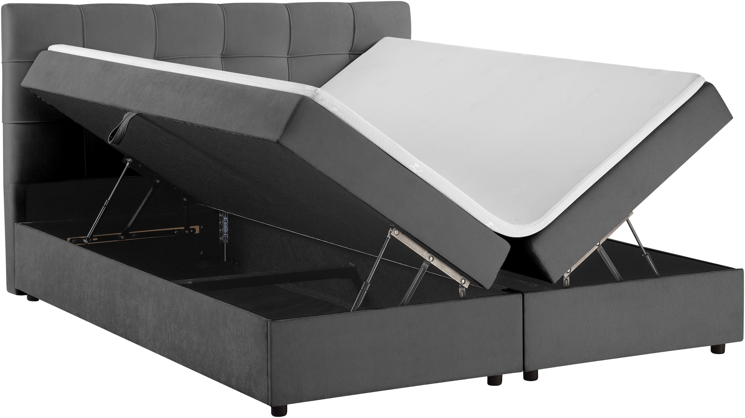 OTTO home Boxbett »Tommes inkl. Bettkasten und Topper, Liegefläche 180x200cm« erhältlich in der Größe 180x200 cm