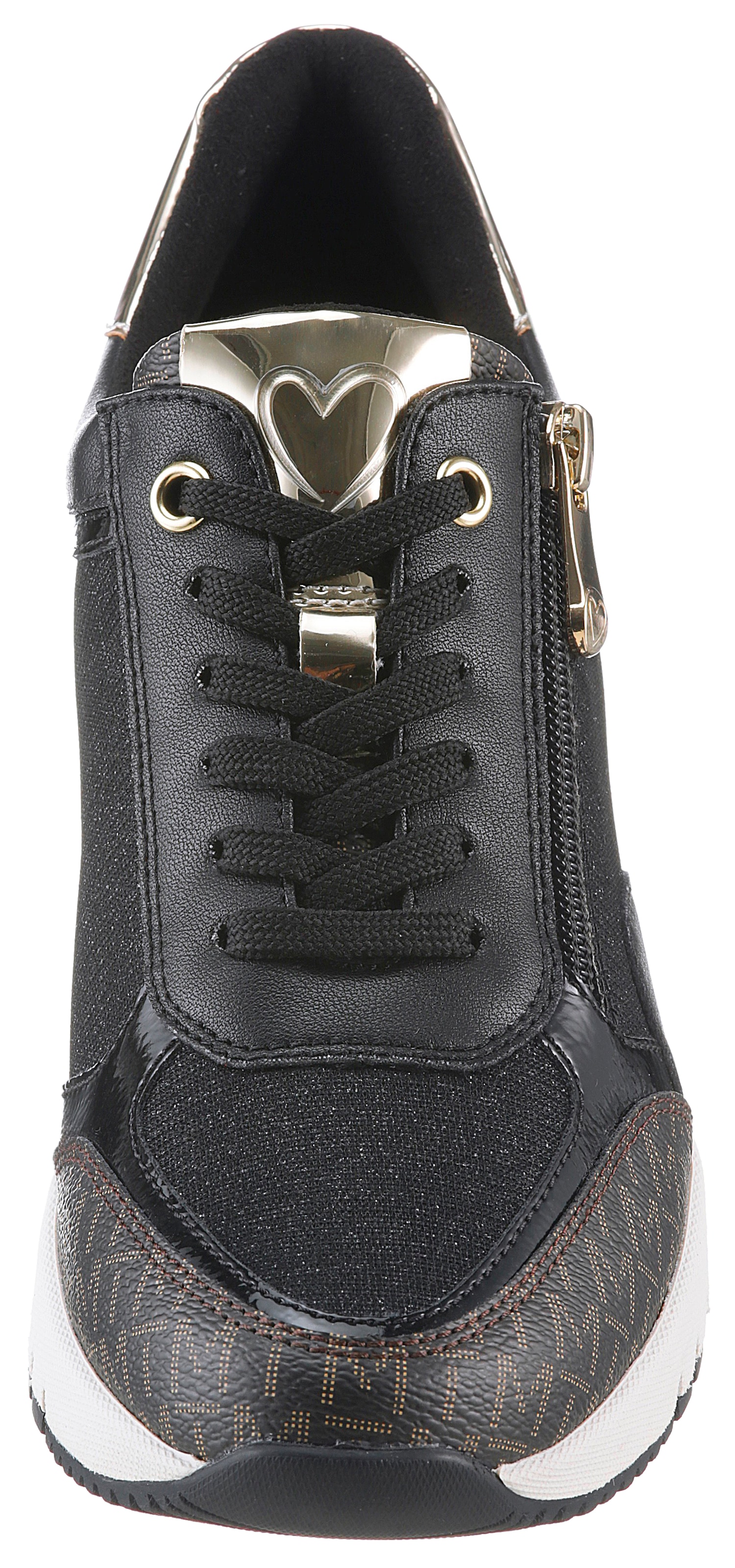 MARCO TOZZI Keilsneaker  , Freizeitschuh, Halbschuh, Schnürschuh in veganer Verarbeitung