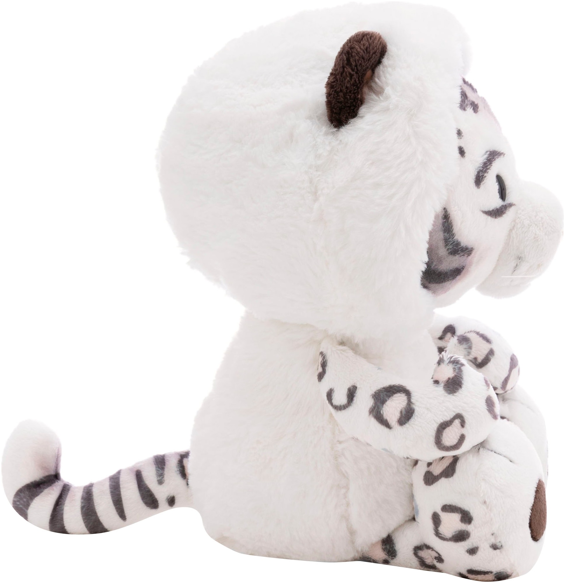 Nici Kuscheltier »Winter, Schneeleopard Eleni Snowbell, 35 cm schlenkernd«, schlenkernd; enthält recyceltes Material
