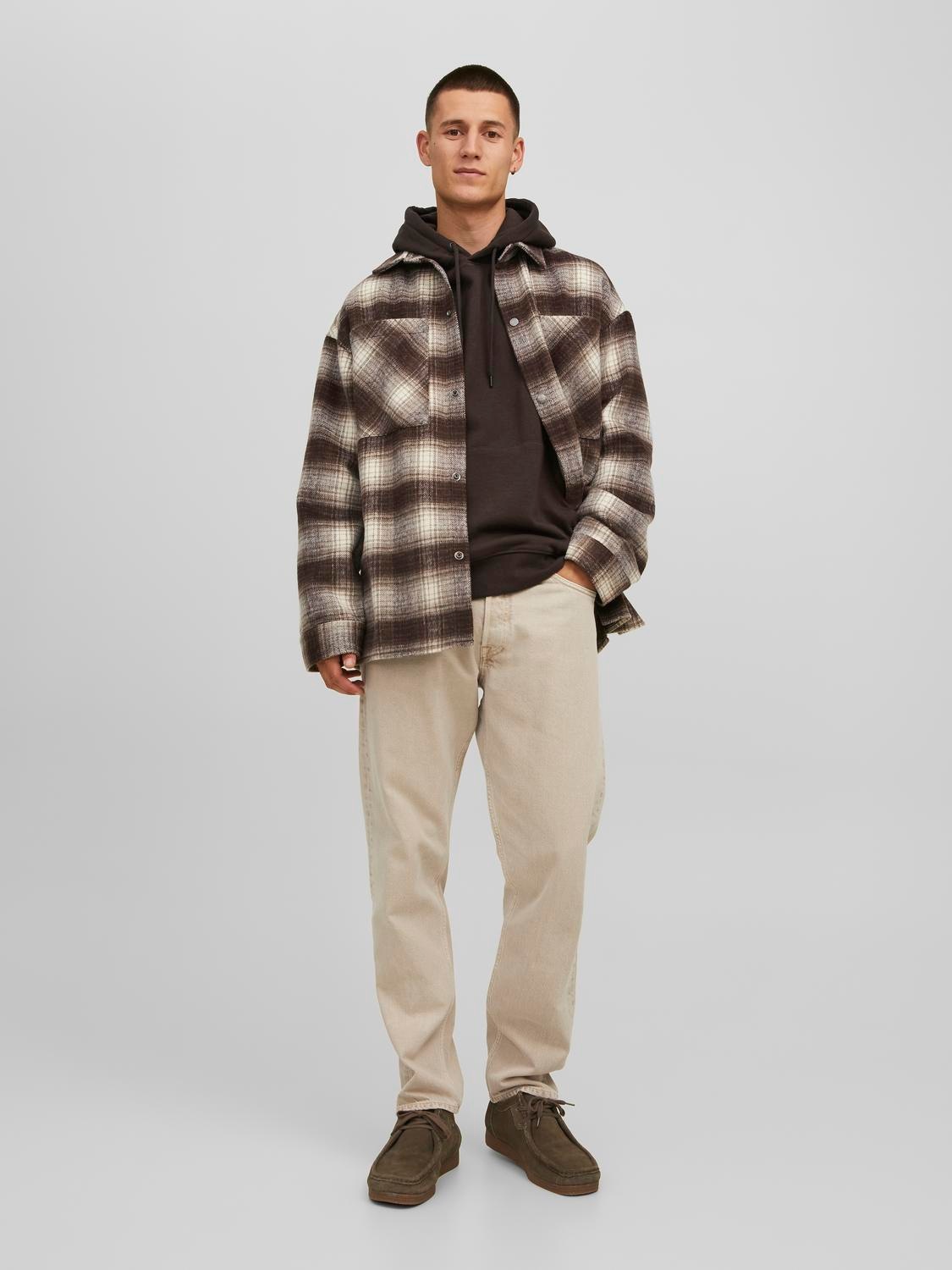 Jack & Jones Kapuzensweatshirt »JJESTAR BASIC SWEAT HOOD NOOS«, mit Rippbündchen
