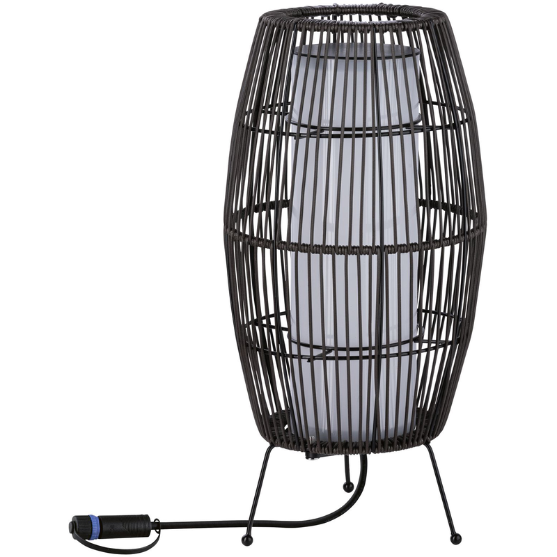 PAULMANN LED Gartenleuchte »Plug&Shine« LED-Modul 1 Stk. Warmweiß LED-Modul, 3000K 24V IP44 40*20cm anthrazit/schwarz/braun