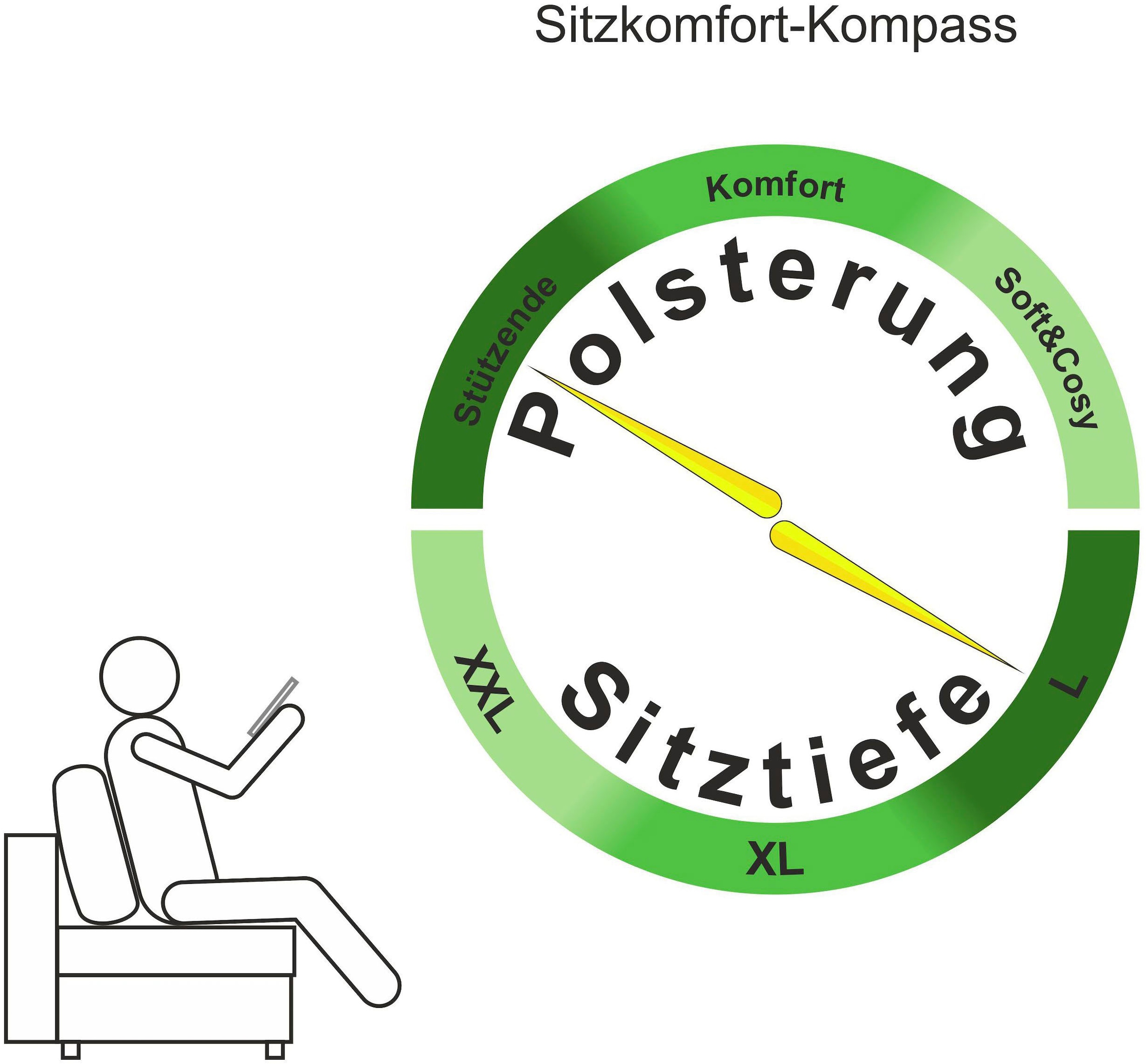 COLLECTION AB Ecksofa »Sara L-Form, B: 236 cm, Schlaffunktion, Bettkasten, optional Topper« Bonnellfederkern, Liegefl. 116x190 cm, Couch als Schlafsofa
