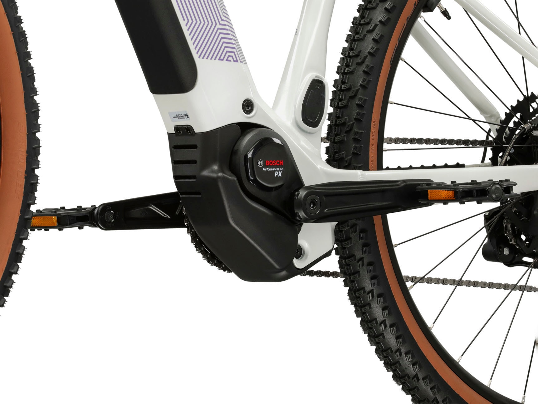 Kross »Influx Hybrid 2.0 16,7Ah / 600 Wh 29 Zoll weiß 9 Gänge 2026« 9 Gang Shimano CUES U4000 Schaltwerk Kettenschaltung Mittelmotor 250 W