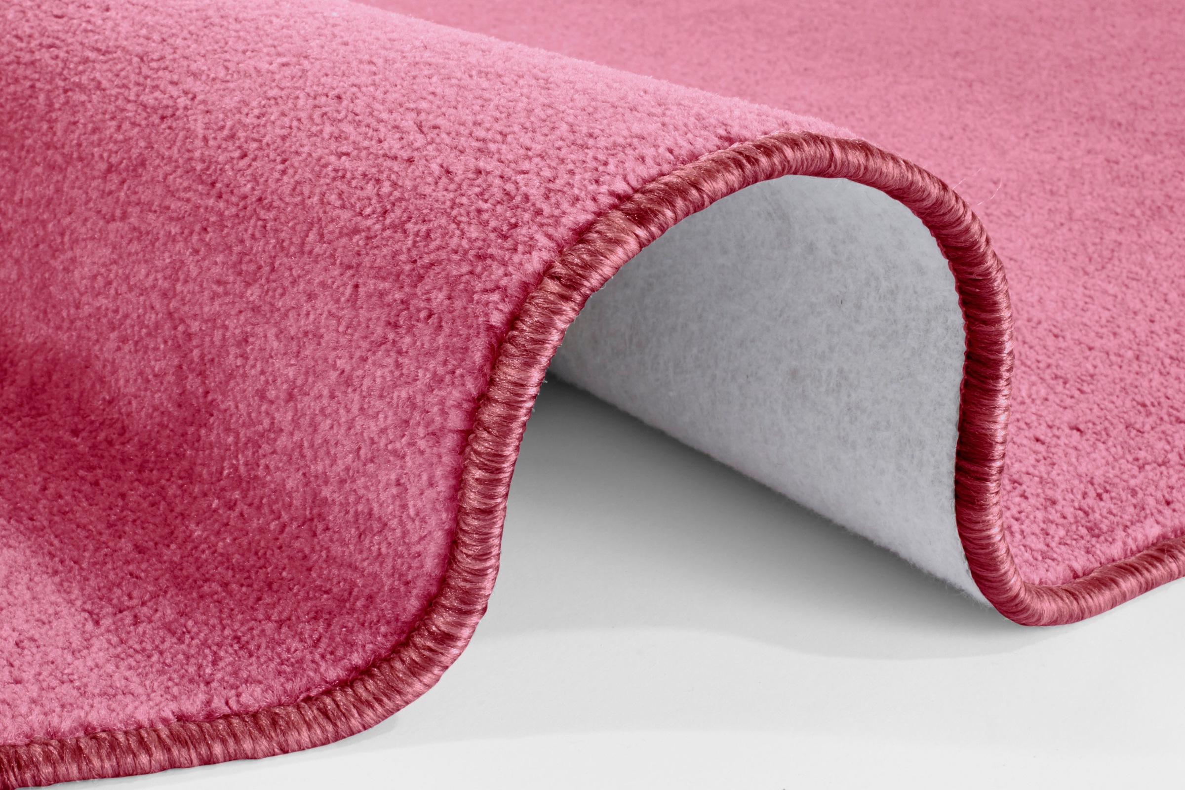 HANSE Home Teppich »Shashi«, rund, 8,5 mm Höhe, Kurzflor, Unifarben, Teppich, Weich, Esszimmer, Kinderzimmer, Flur