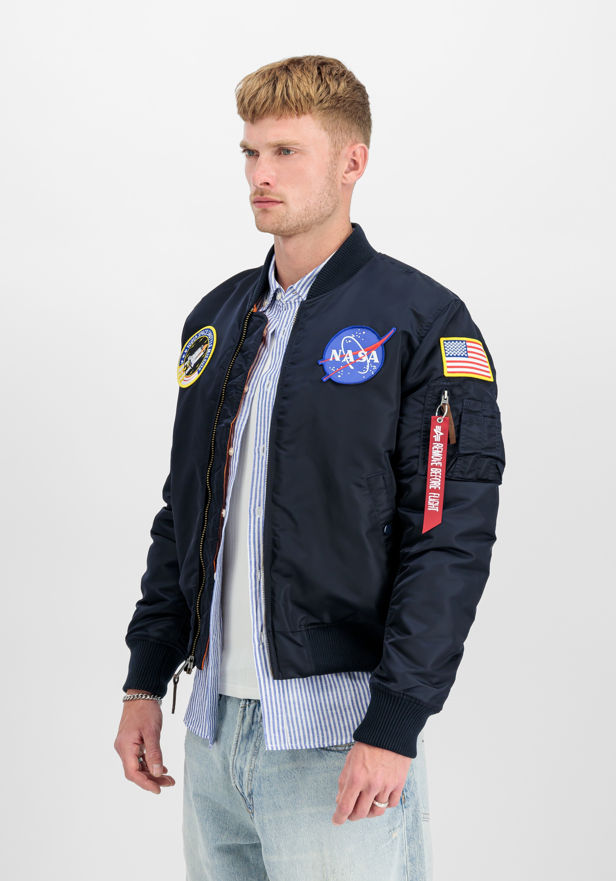 Alpha Industries Bomberjacke »MA-1 VF Vintage Fit NASA«