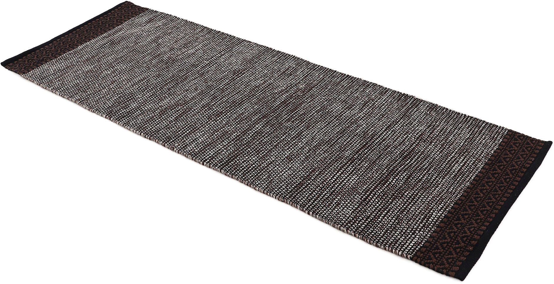 carpetfine Teppich »Kelim Mia,  auch als Läufer erhältlich«, rechteckig, 6 mm Höhe, handgewebt, Baumwolle, Wendeteppich, Fleckerl, Bordüre, Wohnzimmer