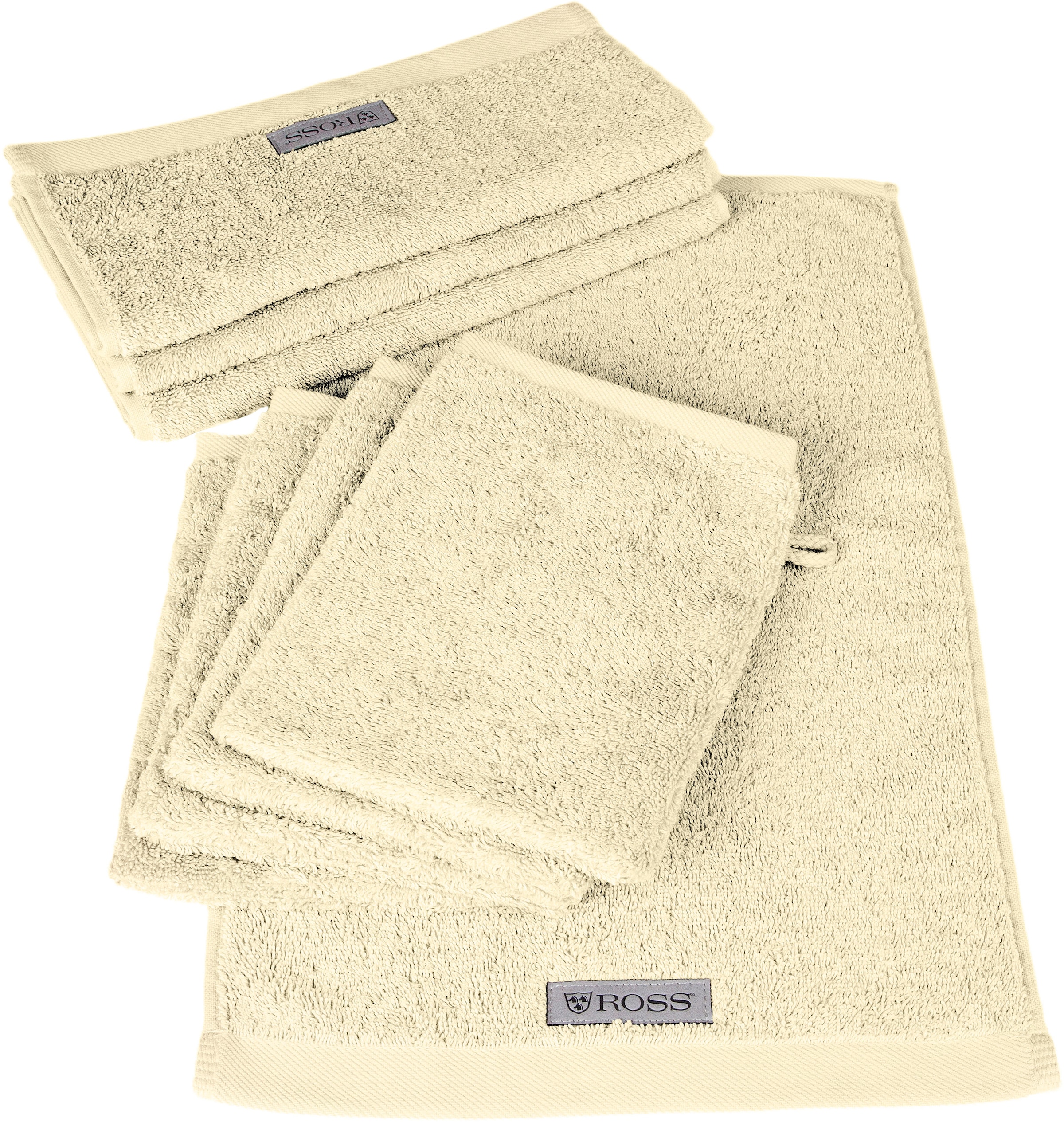 ROSS Handtuch Set »Sinfonie«, Set, 8 tlg., Frottier, beinhaltet Gästetücher günstig online kaufen