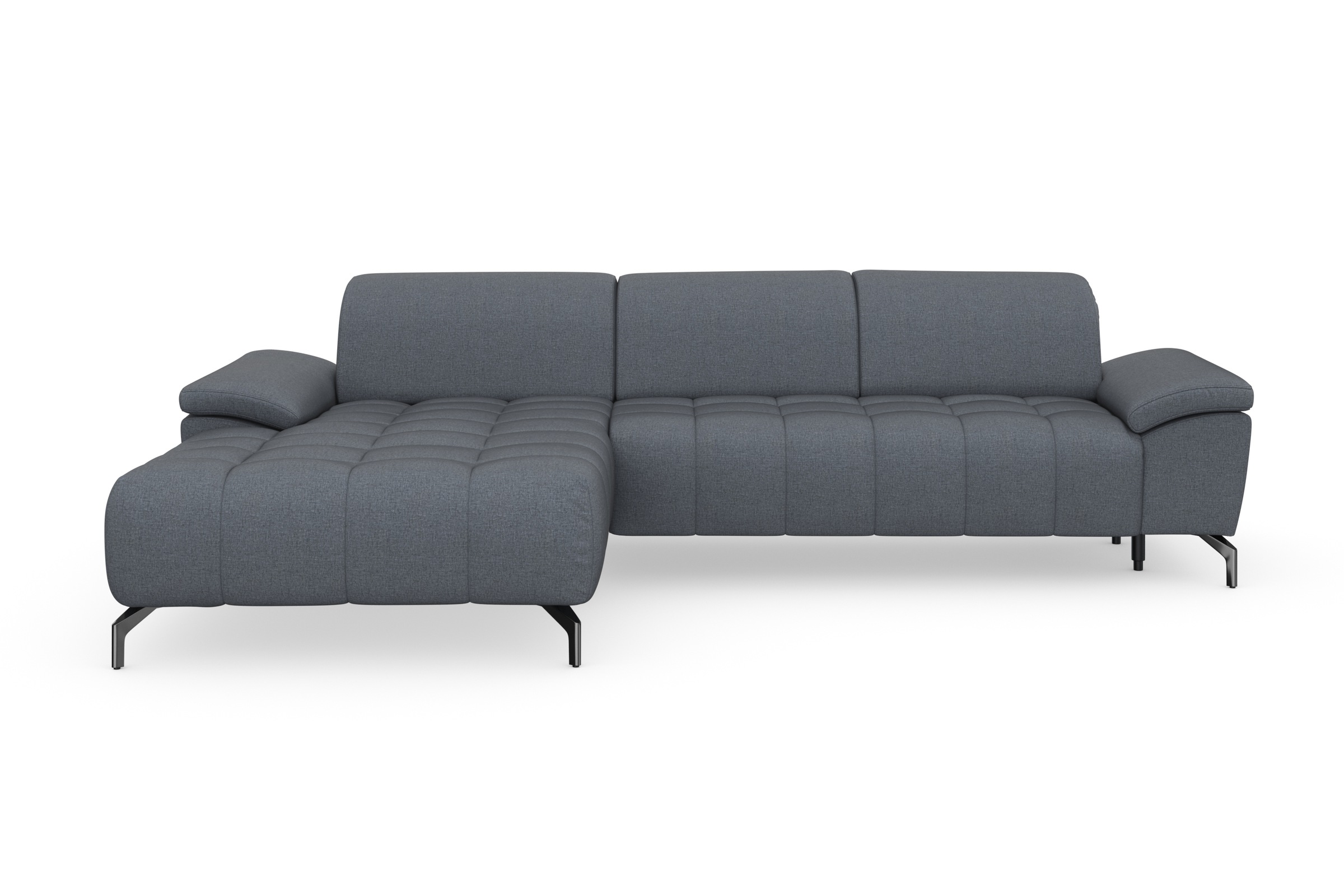 sit&more Ecksofa »Cool L-Form«, wahlweise mit Kopfteilverstellung und Vorziehsitz, motorisch