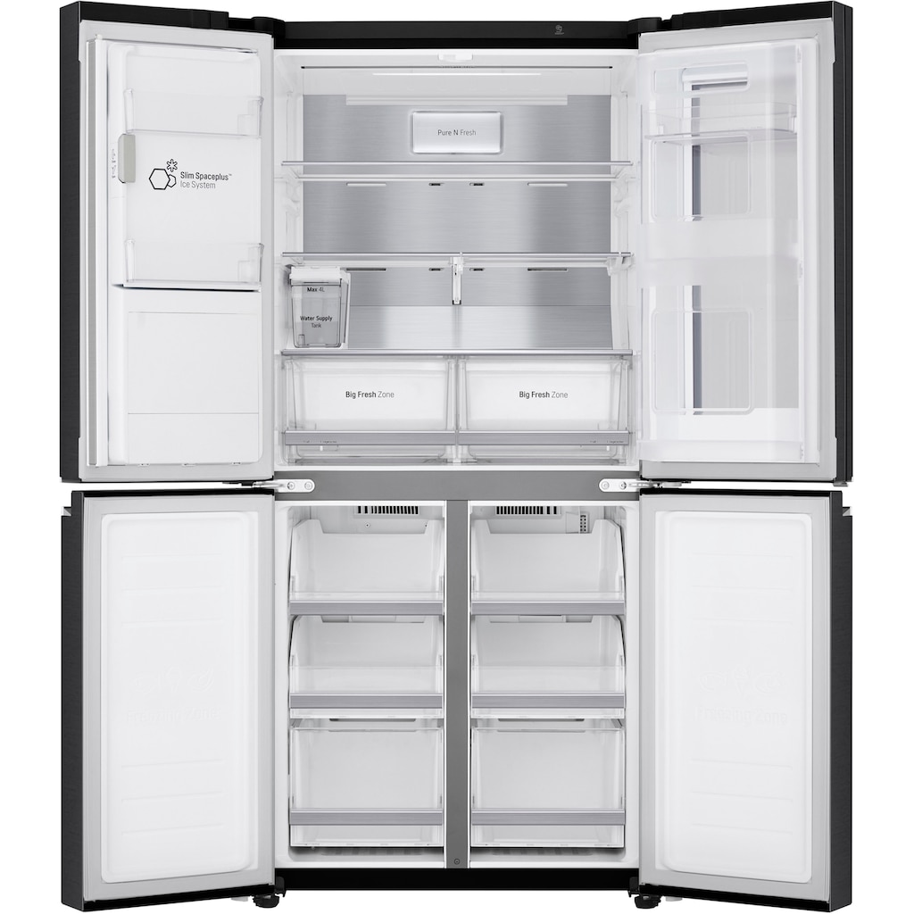 LG Multi Door, GMX844MCBF, 178,7 cm hoch, 83,5 cm breit