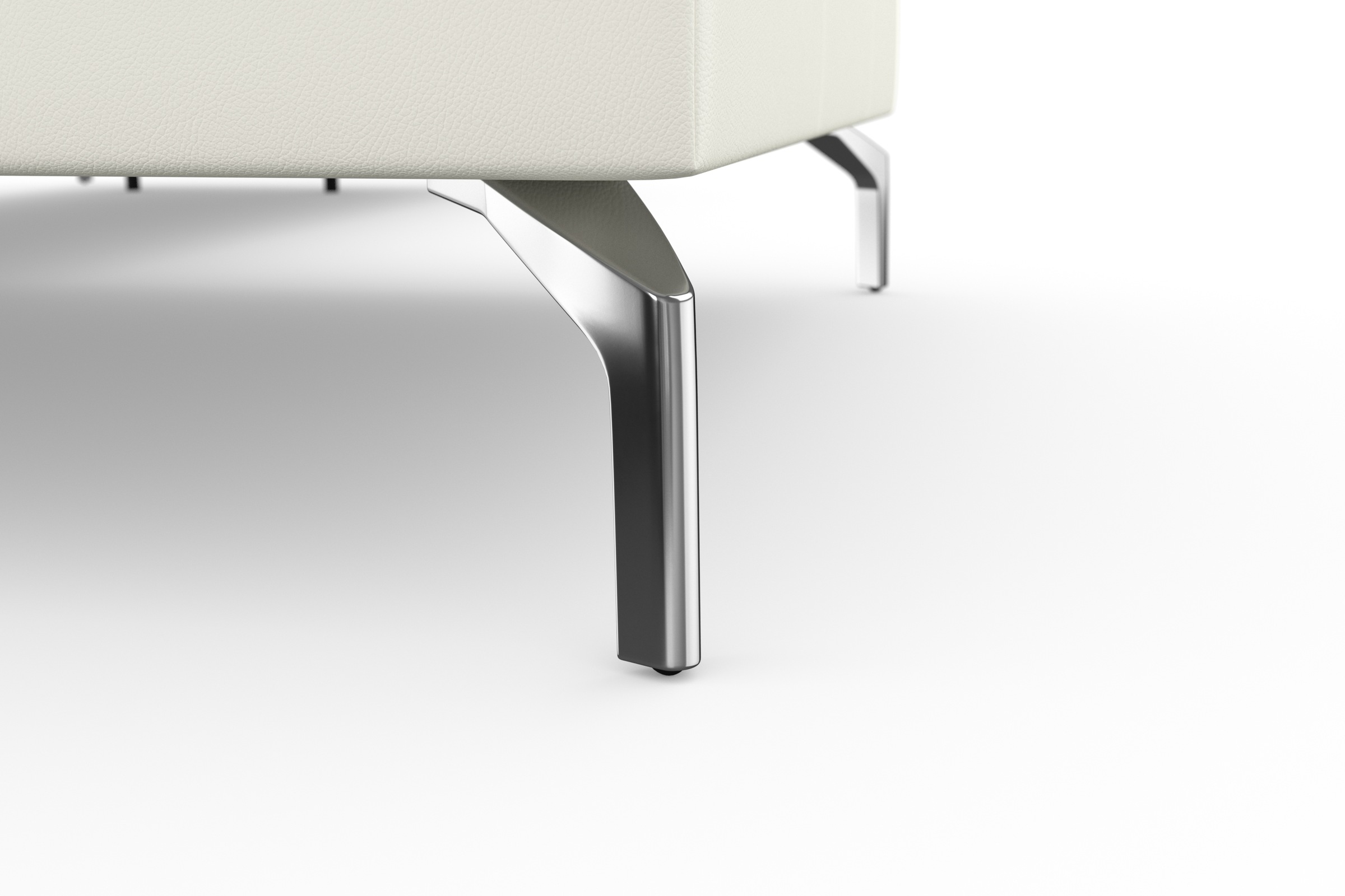 sit&more Wohnlandschaft »Bendigo U-Form«, inklusive Sitztiefenverstellung, Bodenfreiheit 15 cm, in 2 Fußfarben