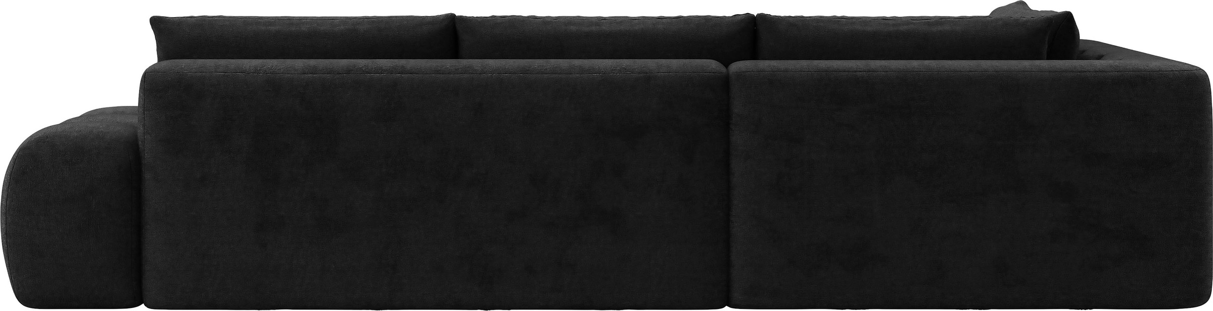 INOSIGN Ecksofa »AZITA Designsofa, elegant und bequem L-Form, Bubble-Optik«, lose Rückenkissen, traumhafte Steppung, Maße B/T/H: 352/210/72 cm