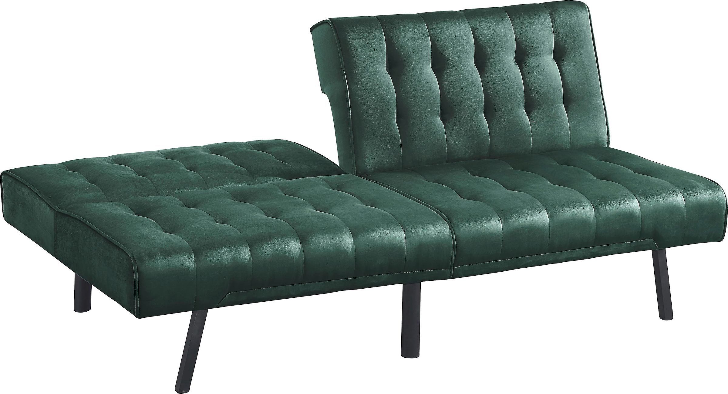 ATLANTIC home collection 2-Sitzer »Pierre«, Schlafsofa, mit 3-stufiger Rasterfunktion, mit Wellenunterfederung