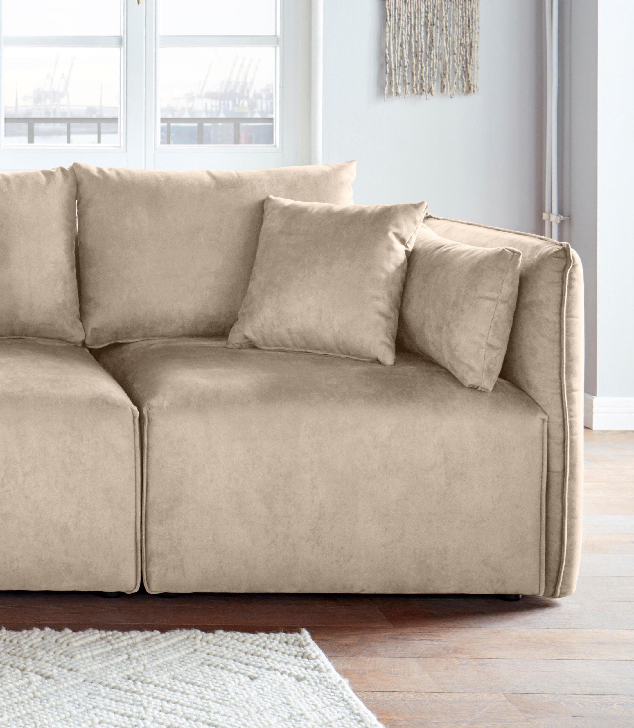andas Sofa-Eckelement »Nöre«, Modul - zum Zusammenstellen; in vielen Bezugs günstig online kaufen