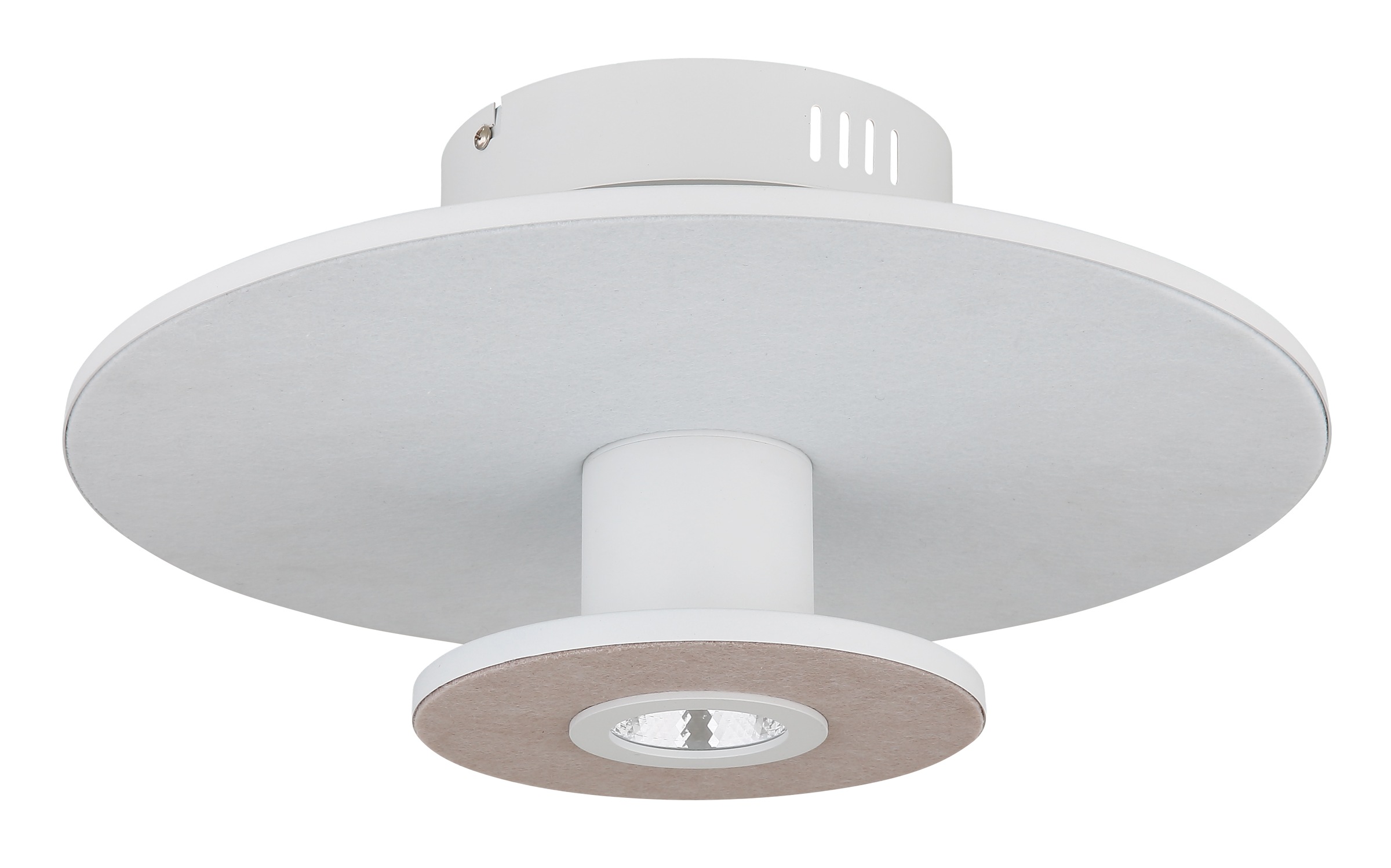 GLOBO LIGHTING LED Deckenleuchte »CARTER«, Leuchtmittel LED-Modul | LED fest integriert, Deckenlampe/3 Stufen bei Lichtschein/Wohnzimmer/weiß