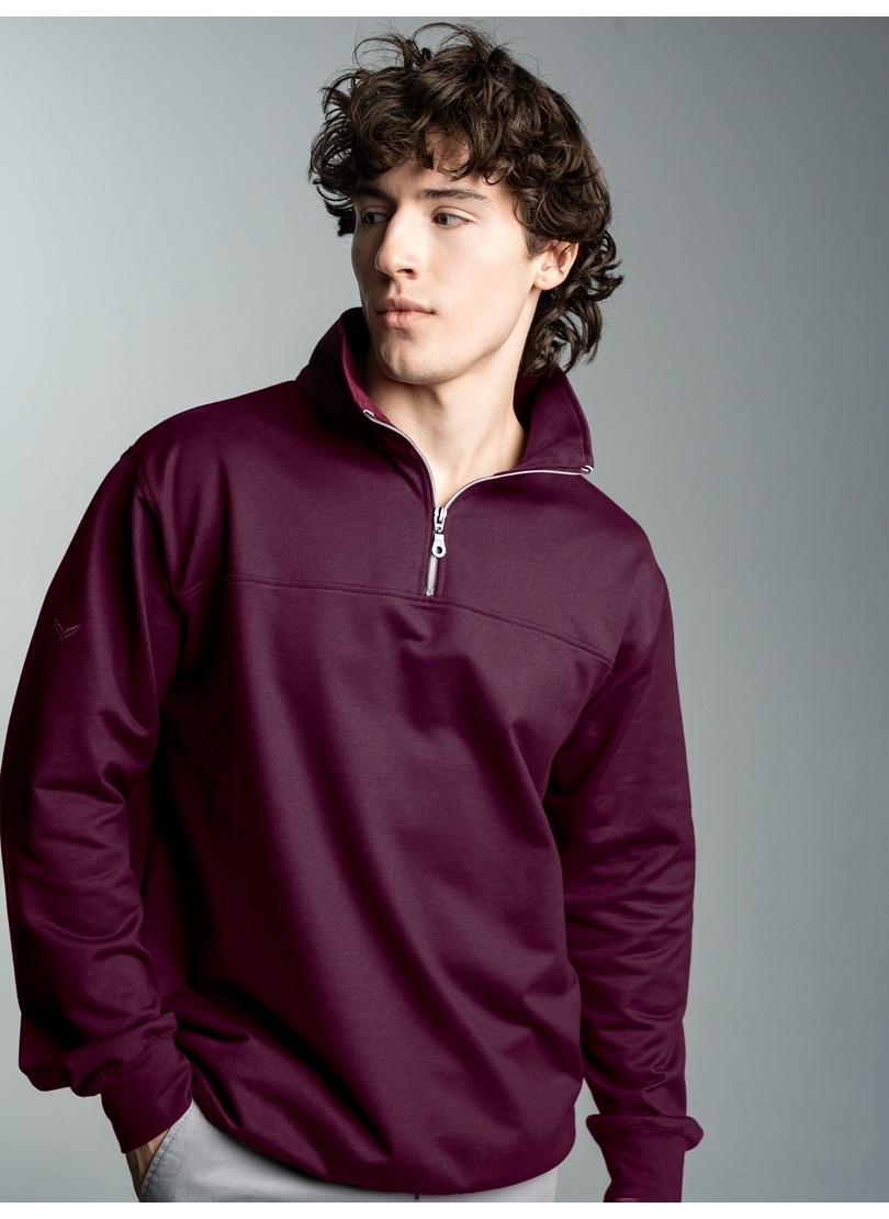 Trigema Sweatshirt »TRIGEMA Sweatshirt mit Reißverschluss«
