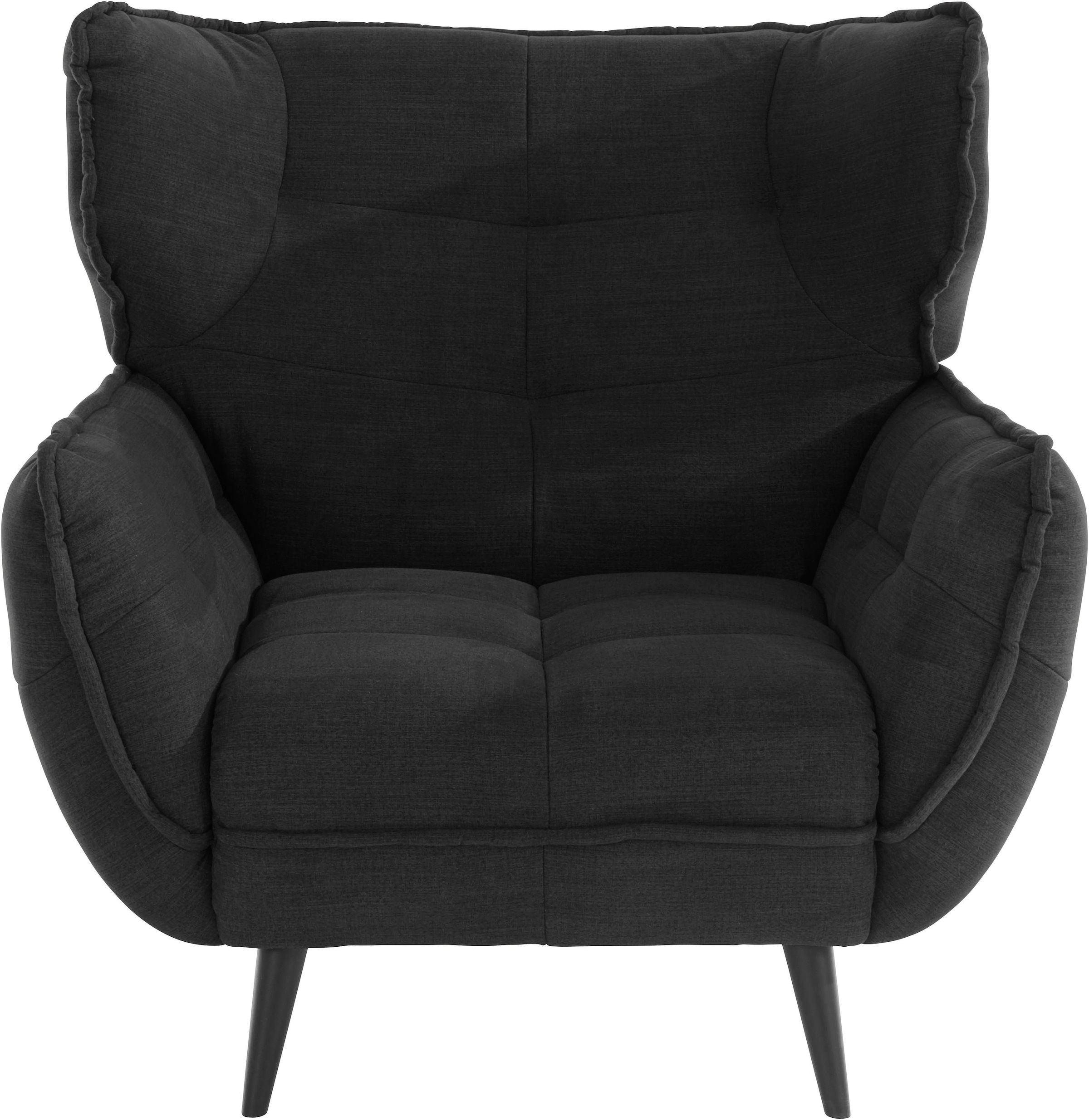 Leonique Sessel »Ariana«, Stylischer Hochlehner bzw. Ohrensessel günstig online kaufen