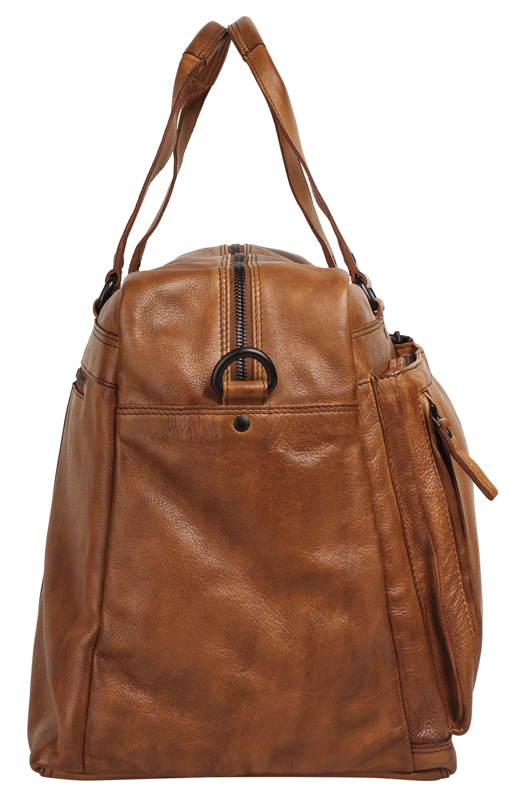 Spikes & Sparrow Reisetasche, echt Leder