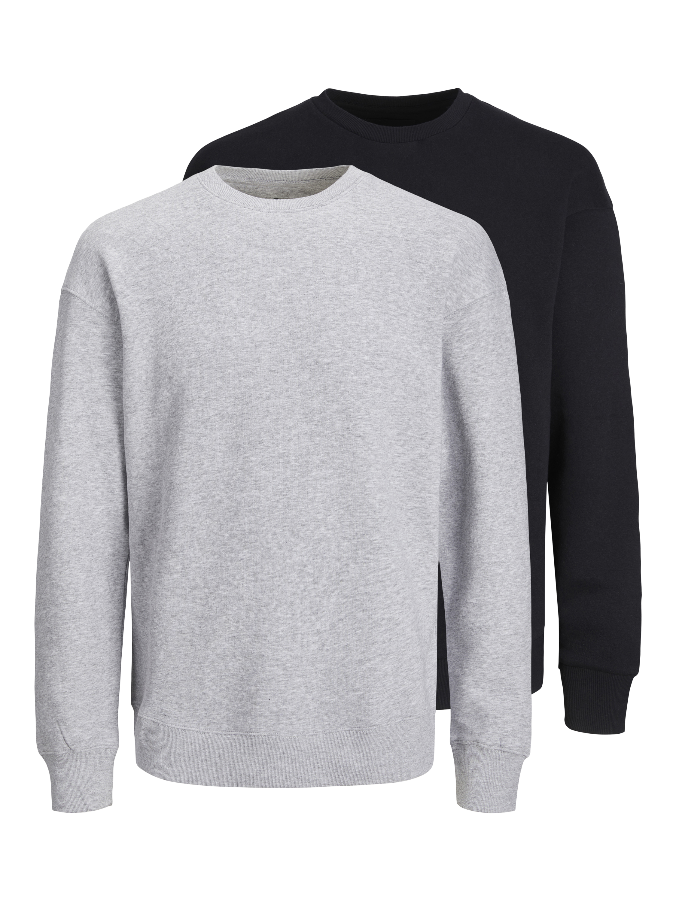 Jack & Jones Sweatshirt »JJEBRADLEY SWEAT CREW 2PK MP«, 2 Materialmix, relaxed fit
