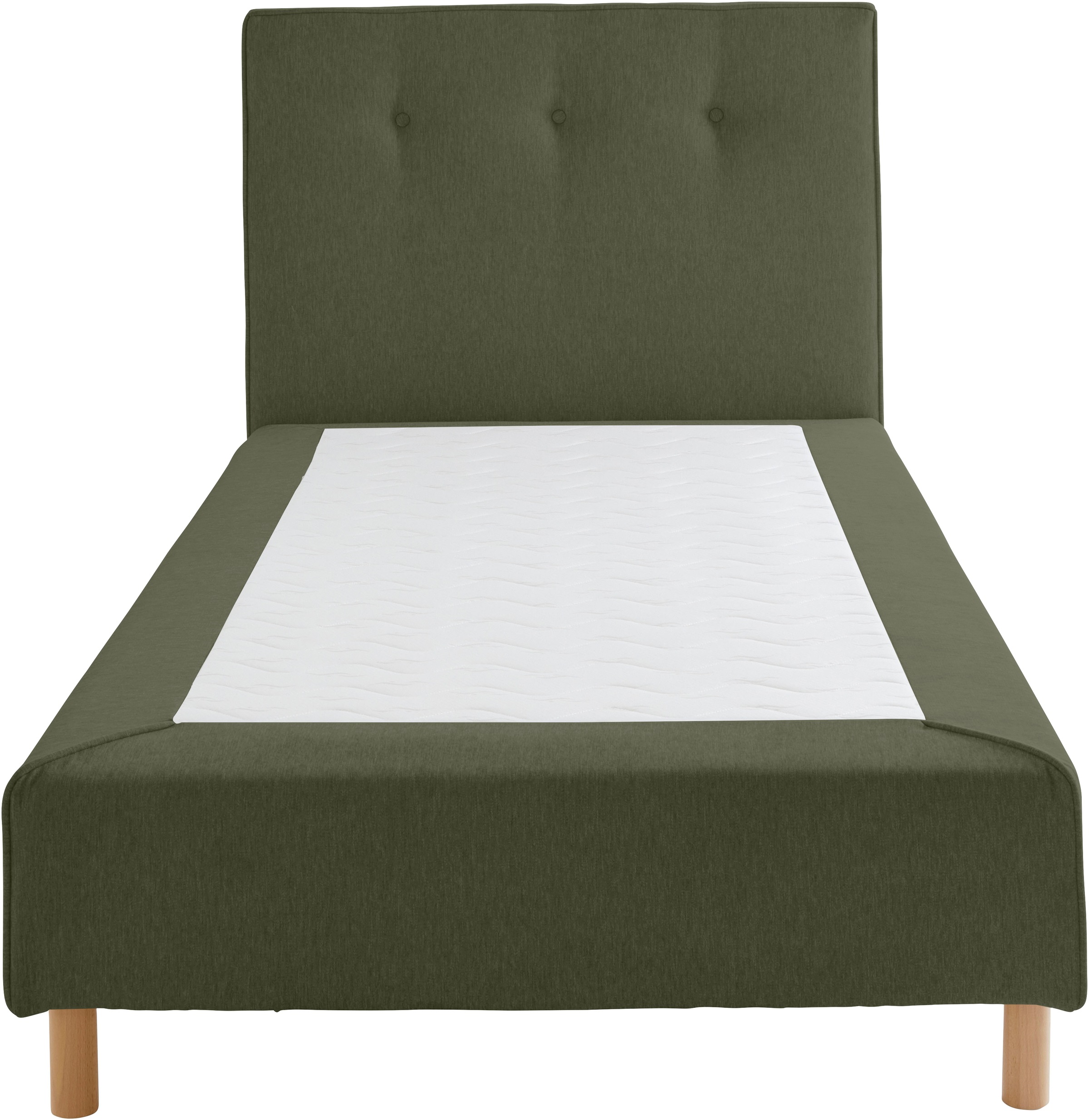 Home affaire Boxspringbett »Heimatblick 100x200cm beliebig erweiterbar zu Doppel- und Familienbett«, Einzelbett, Hotelbett erhältlich in H2,H3 & H4