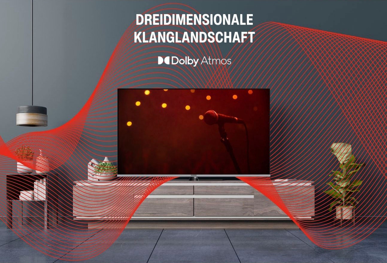 Telefunken QLED-Fernseher »D50Q701X2CW«, 4K Ultra HD, Android TV-Smart-TV