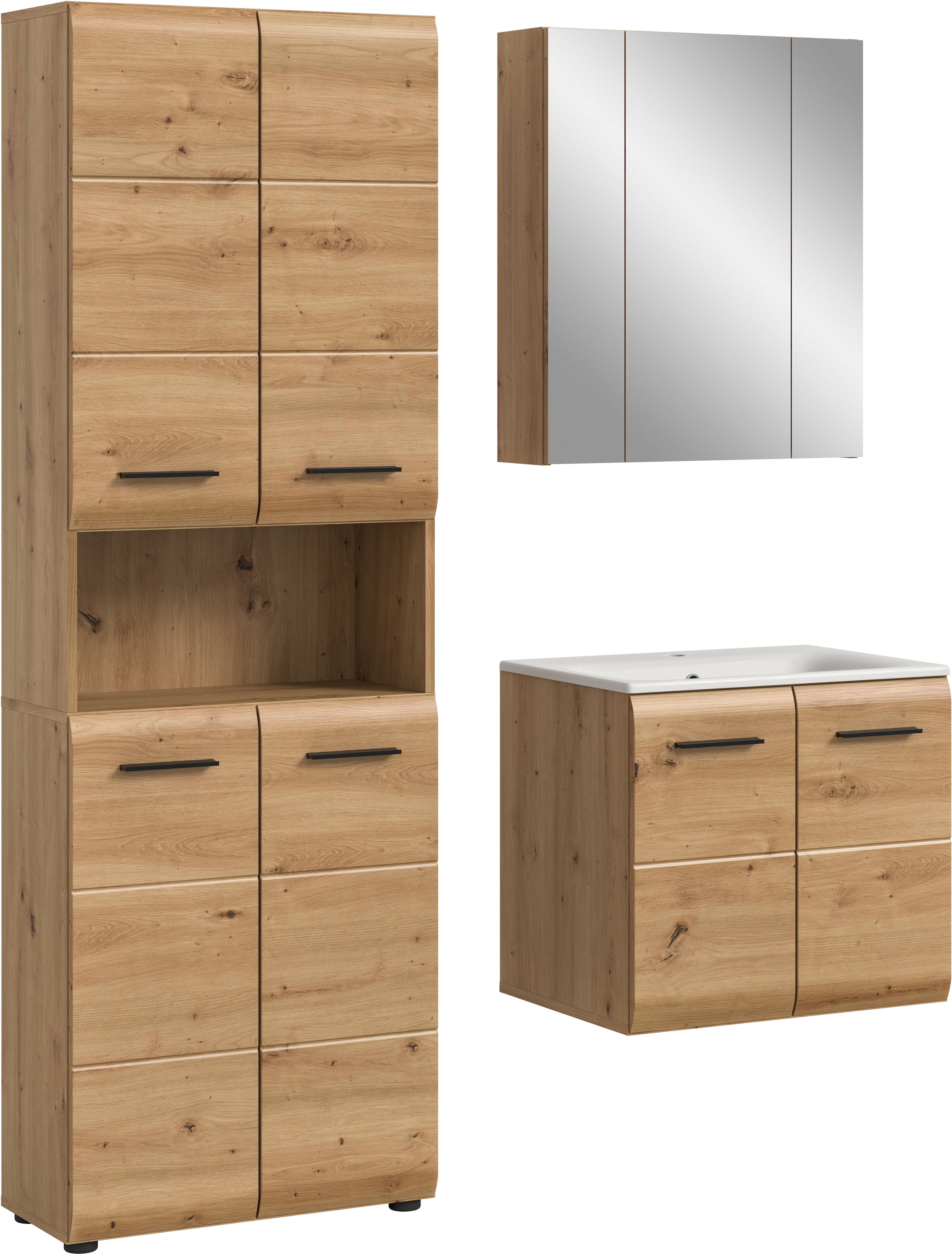 INOSIGN Badezimmer-Set Set, 4 Stk. tlg. Florenz, Badkombination 4-tlg.,Arti günstig online kaufen
