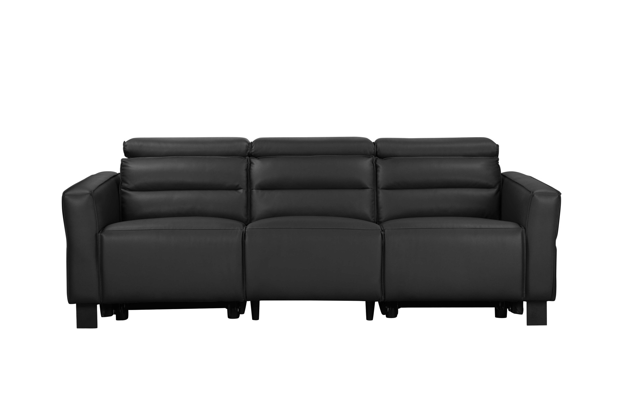 Places of Style 3-Sitzer »Carpari, 224cm, manuelle od. elektrische Relaxfunktion in 2 Sitzen«, mit USB-A/C, Kopfteilverstellung, Echtleder, Kunstleder, Webstoff