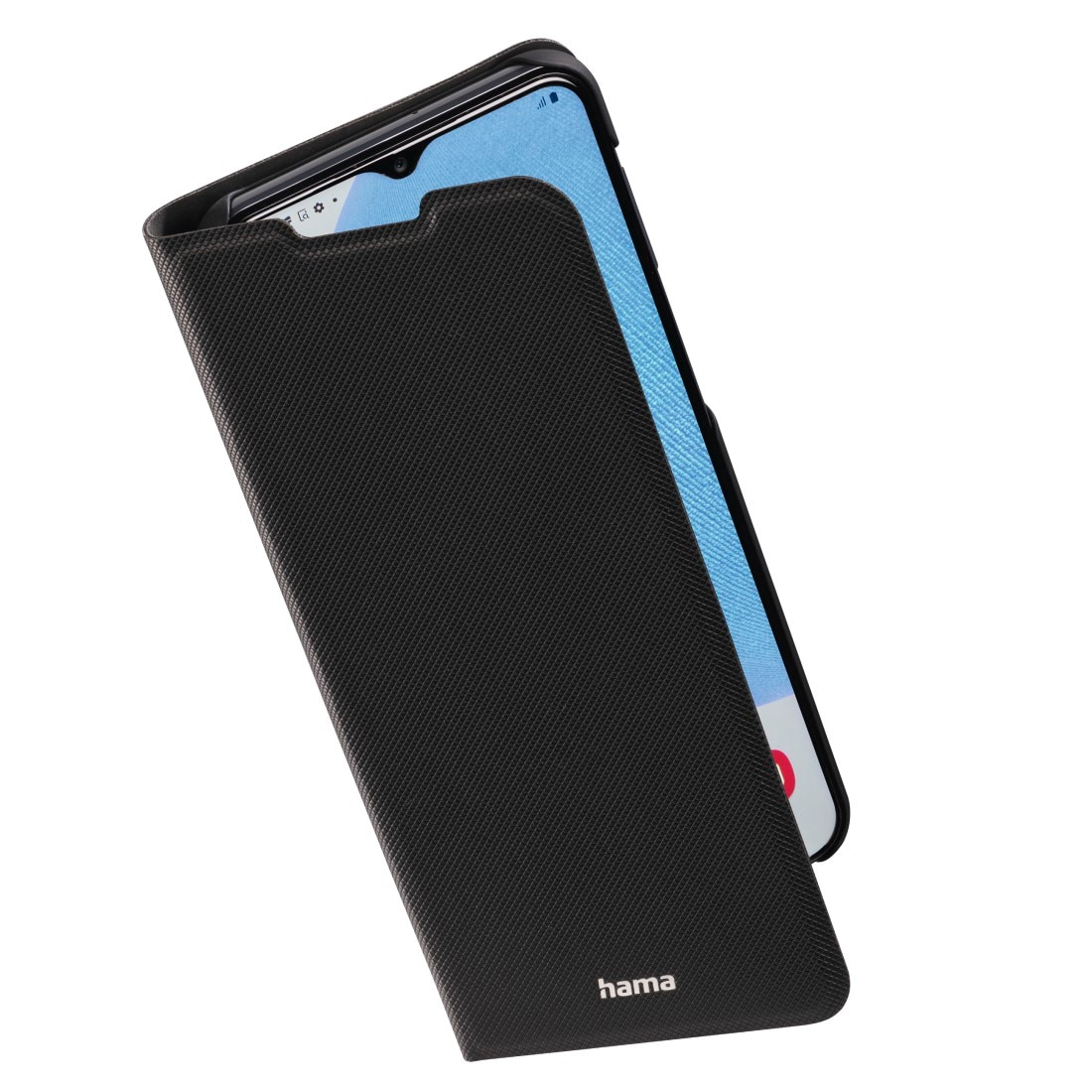 Hama Smartphone-Hülle »Booklet für Samsung Galaxy A23 4G, Samsung Galaxy A23 5G, schwarz«, Samsung Galaxy A23 4G-Samsung Galaxy A23 5G, schlankes Design, Mit Standfunktion und Einsteckfächer