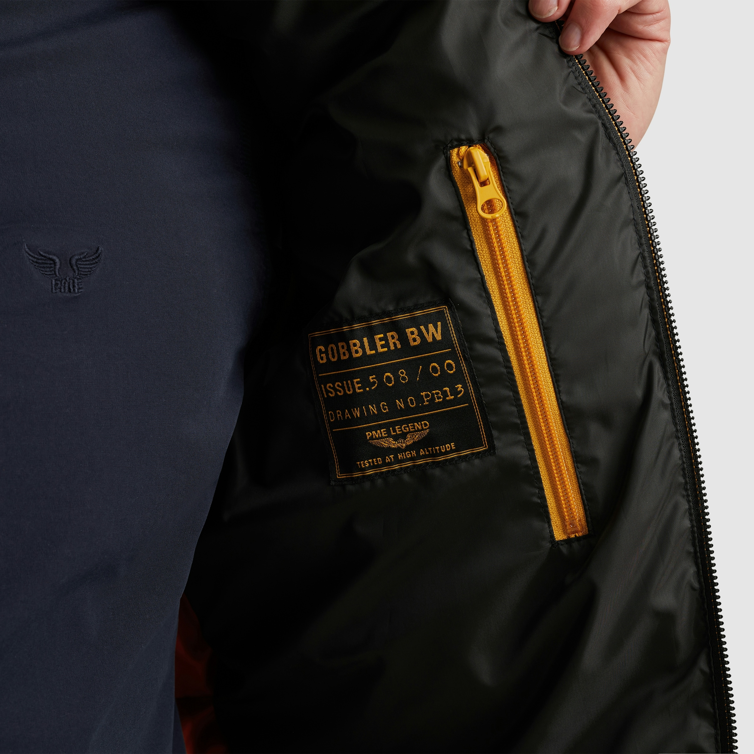 PME LEGEND Daunenweste, mit Logo Stickerei