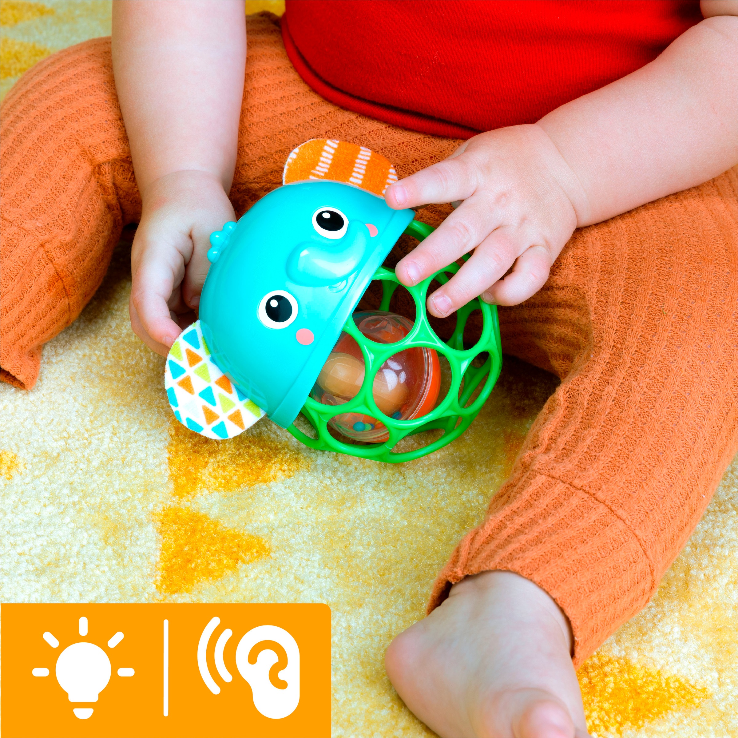 Bright Starts Lernspielzeug »Giggle & Glow Musical Light-Up Toy«, mit Licht und Sound