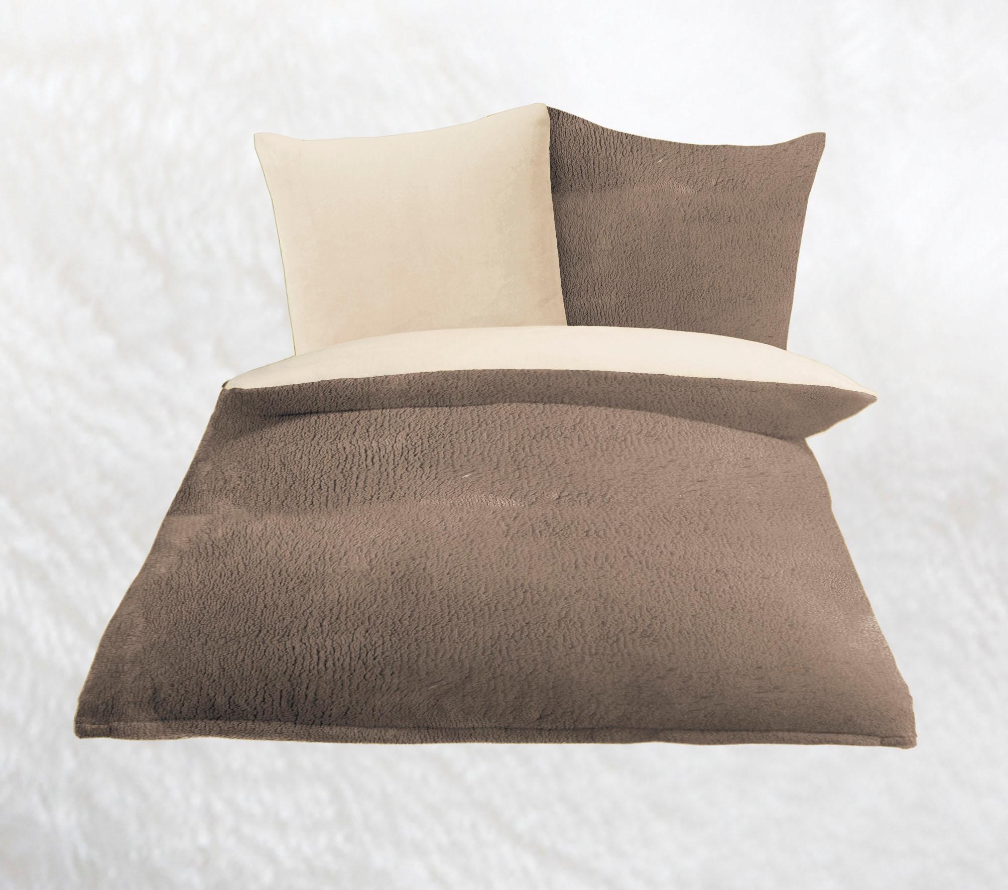 Gözze Wendebettwäsche »Superflausch in Gr. 135x200 oder 155x220 cm«, Fleece günstig online kaufen