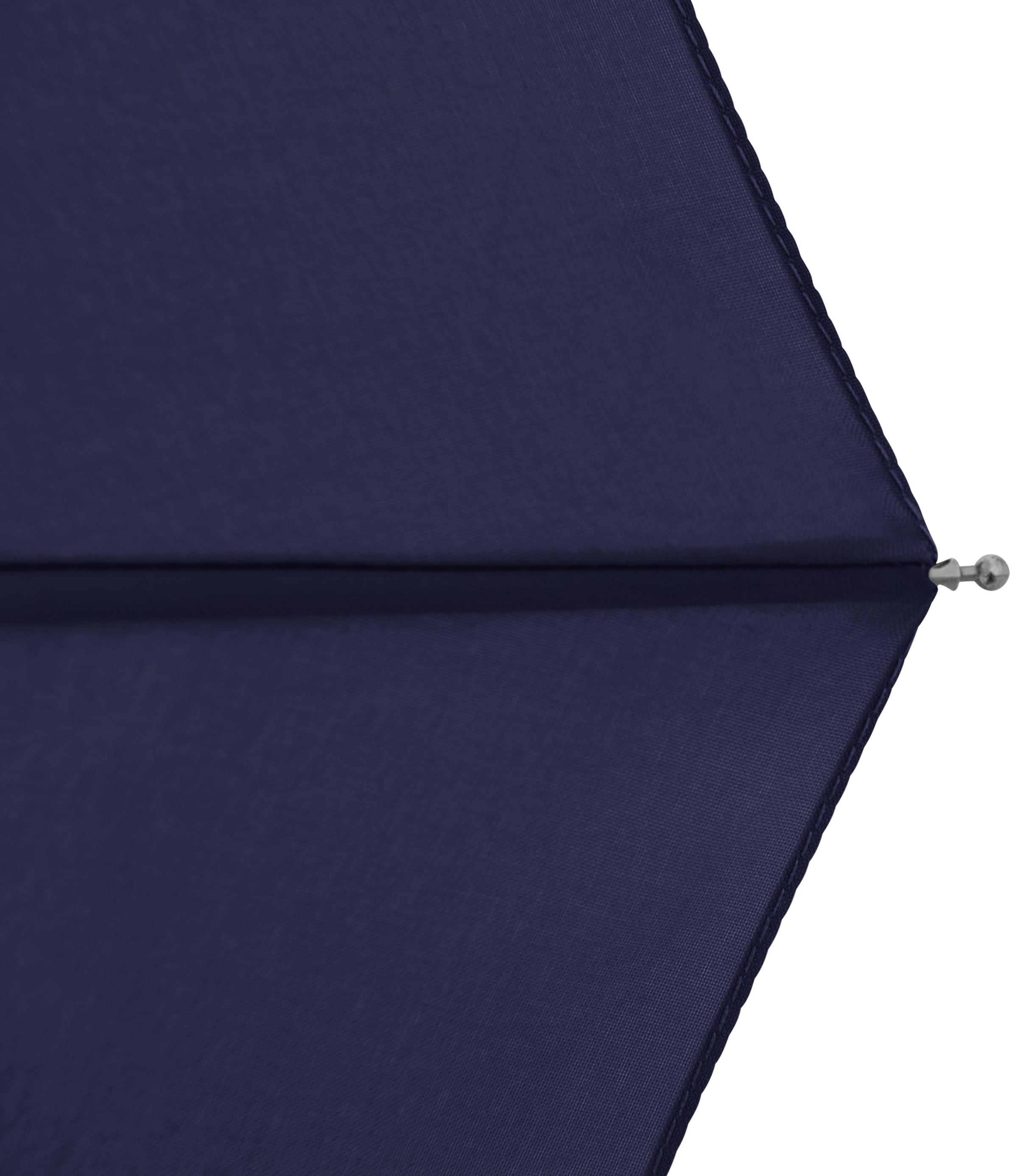 doppler® Taschenregenschirm »nature Magic, deep blue«, aus recyceltem Material mit Griff aus FSC®- schützt Wald - weltweit