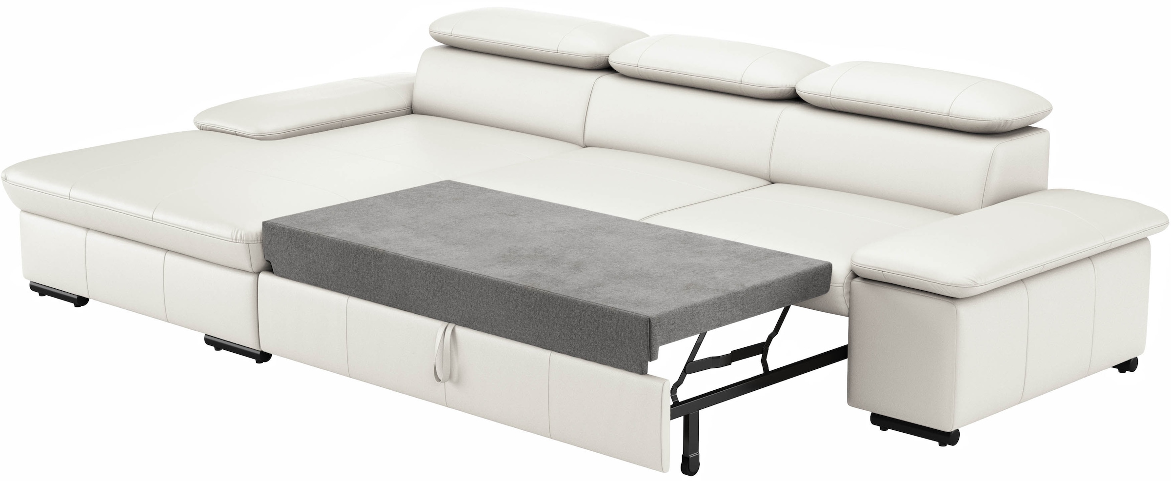sit&more Ecksofa »Alcudia L-Form«, wahlweise mit Bettfunktion