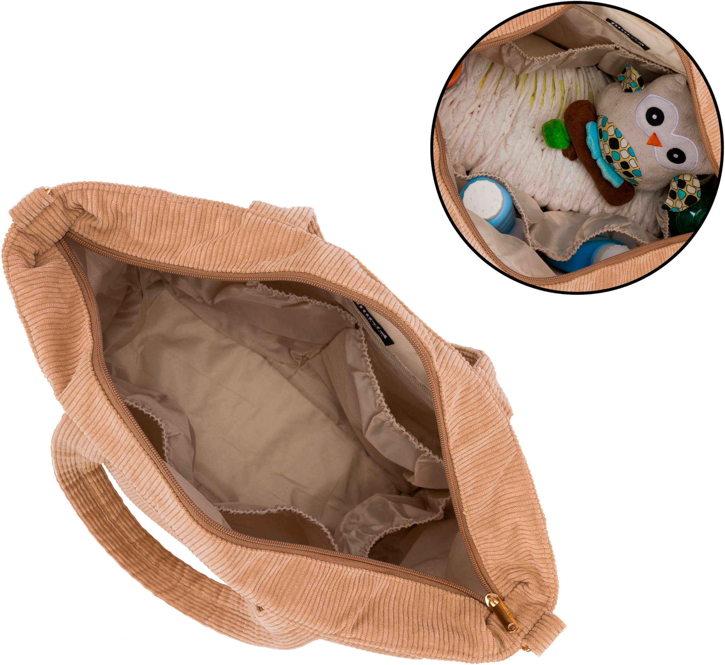 Fillikid Wickeltasche »Cord«, inklusive Thermotasche
