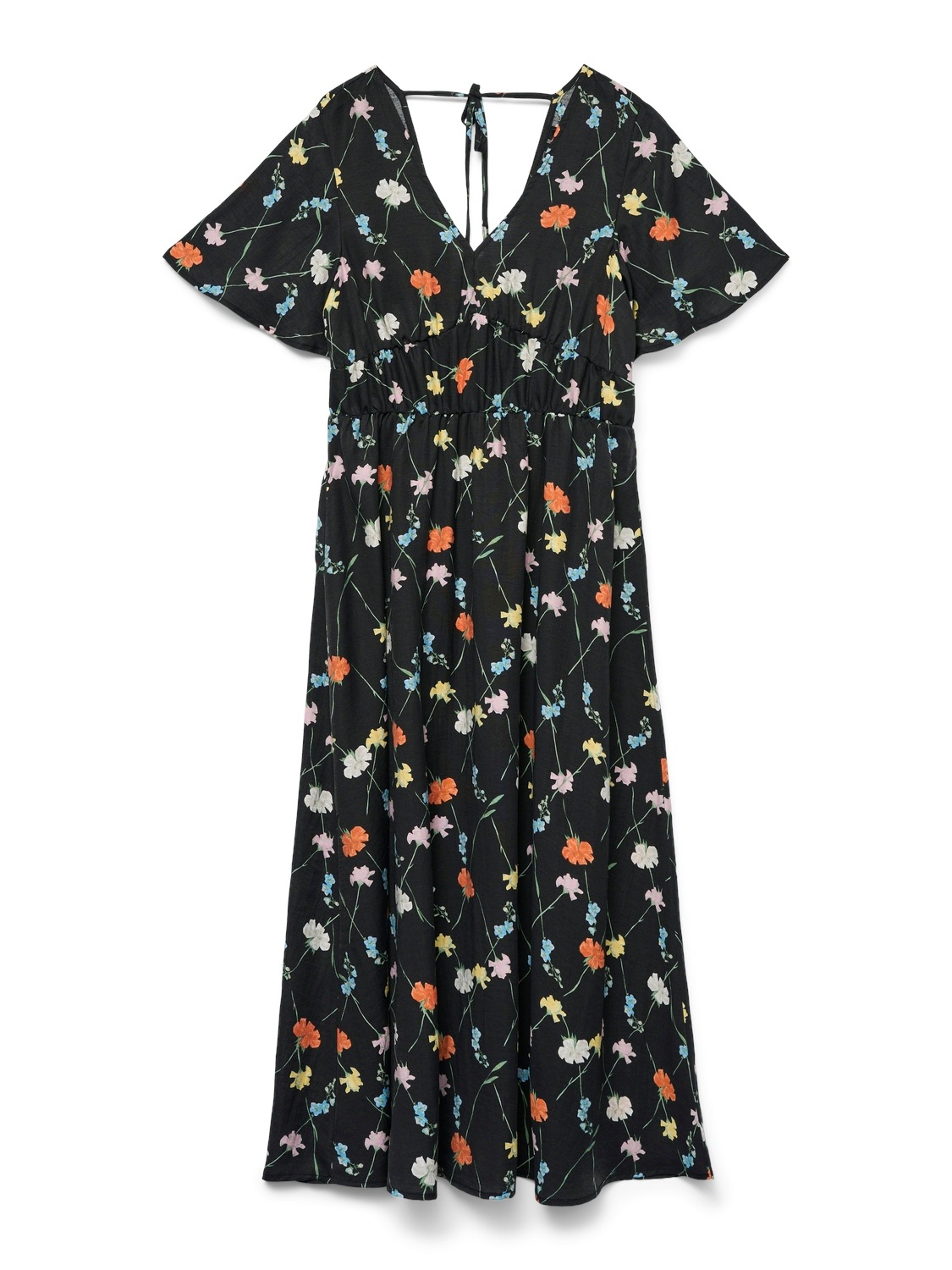 Vero Moda Sommerkleid »VMFLORA OLGA SS 7/8 DRESS WVN GA«