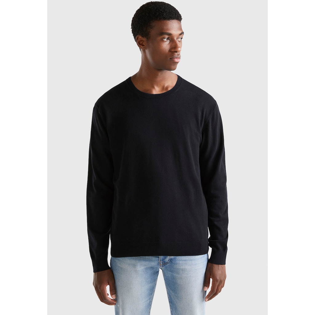 United Colors of Benetton Rundhalspullover »SWEATER L/S«