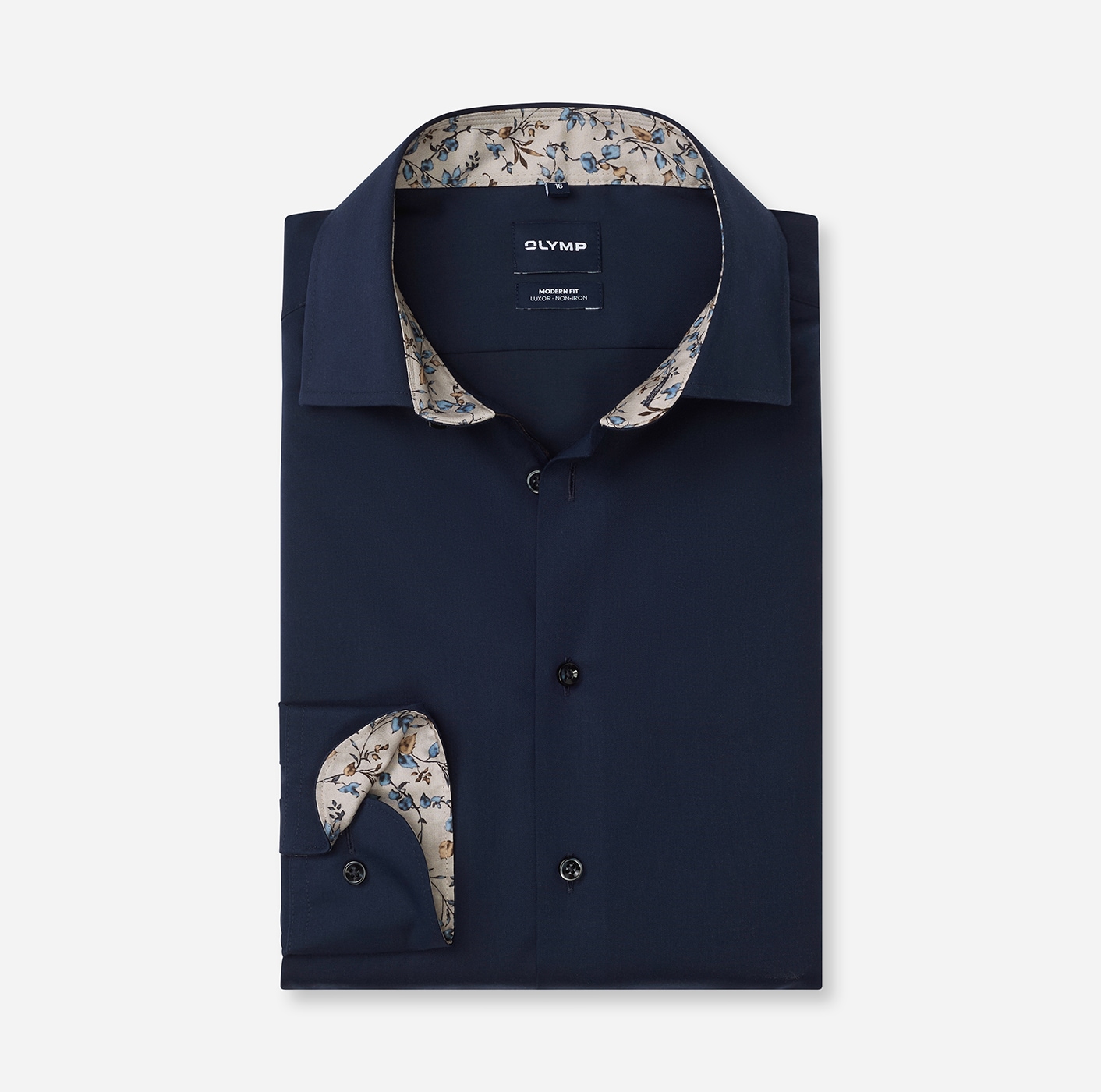 OLYMP Langarmhemd »Luxor« Businesshemd, Global-Kentkragen, Modern Fit