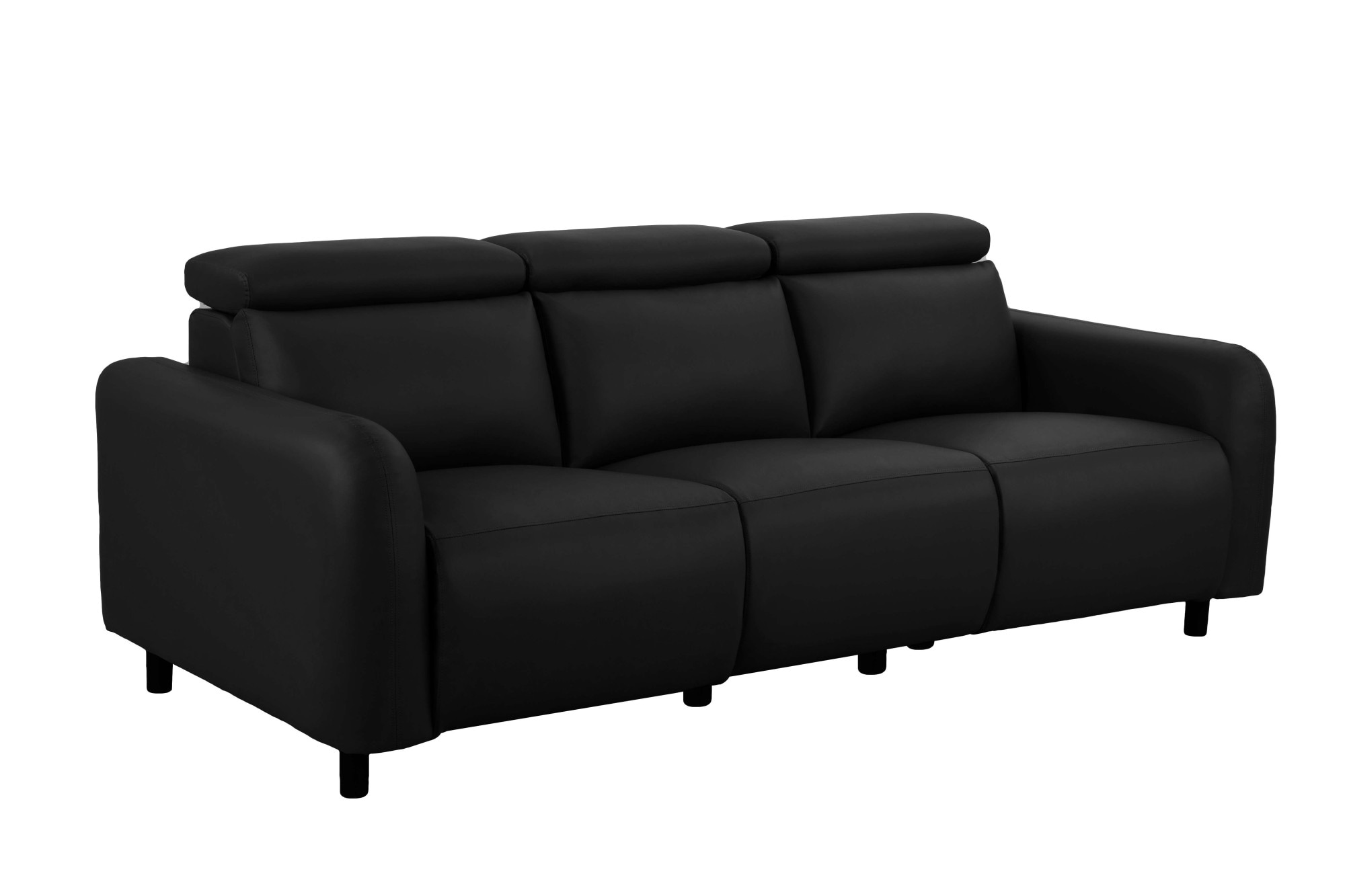 Home affaire 3-Sitzer »SKAANE Kunstleder, 229 cm, manuelle-u. elektrische Relaxfunktion«, Relax-Funktion in 2 Sitzen, Kopfteilverstellung, Federkernpolsterung