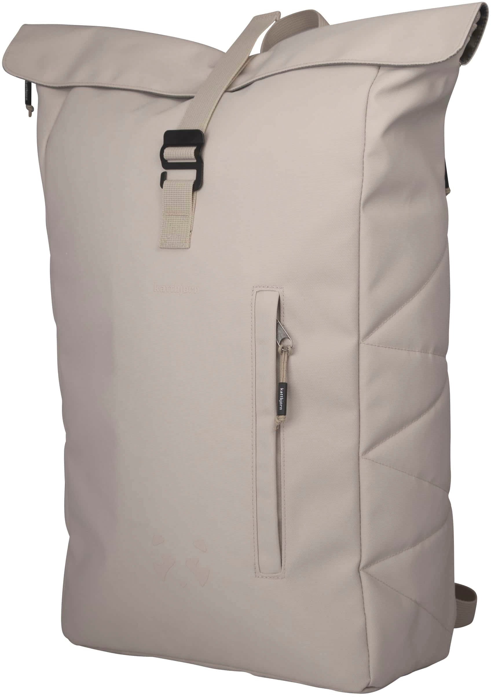 KATTBJØRN Laptoprucksack »Rolltop, Sandy Beige«