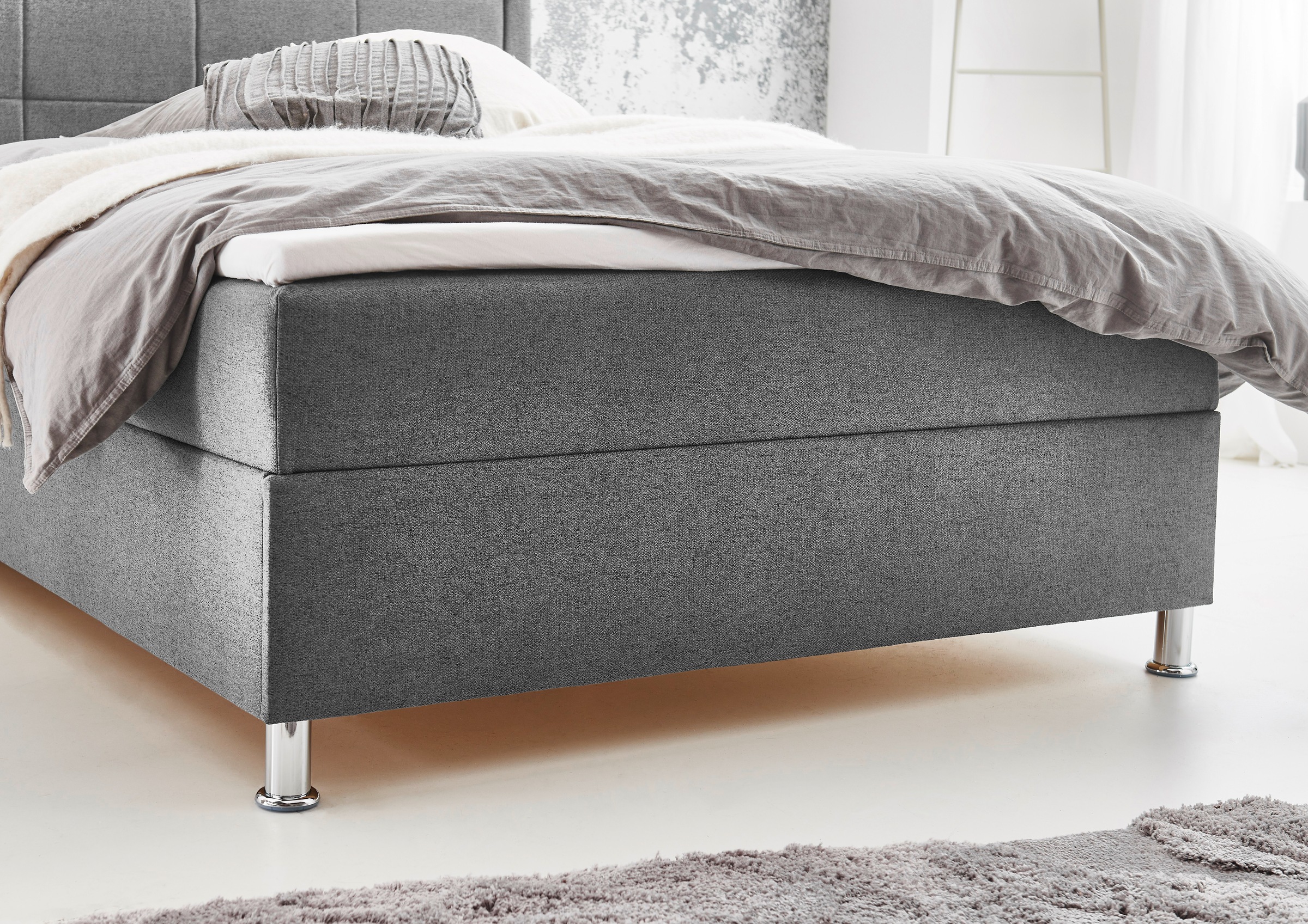 INOSIGN Boxbett »Fergus«, mit Bettkasten, inkl. Topper