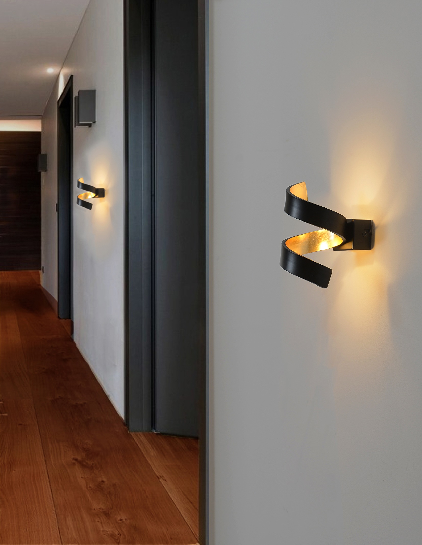 ECO-LIGHT LED Wandleuchte »HELIX«, Leuchtmittel LED-Modul   LED fest integr günstig online kaufen
