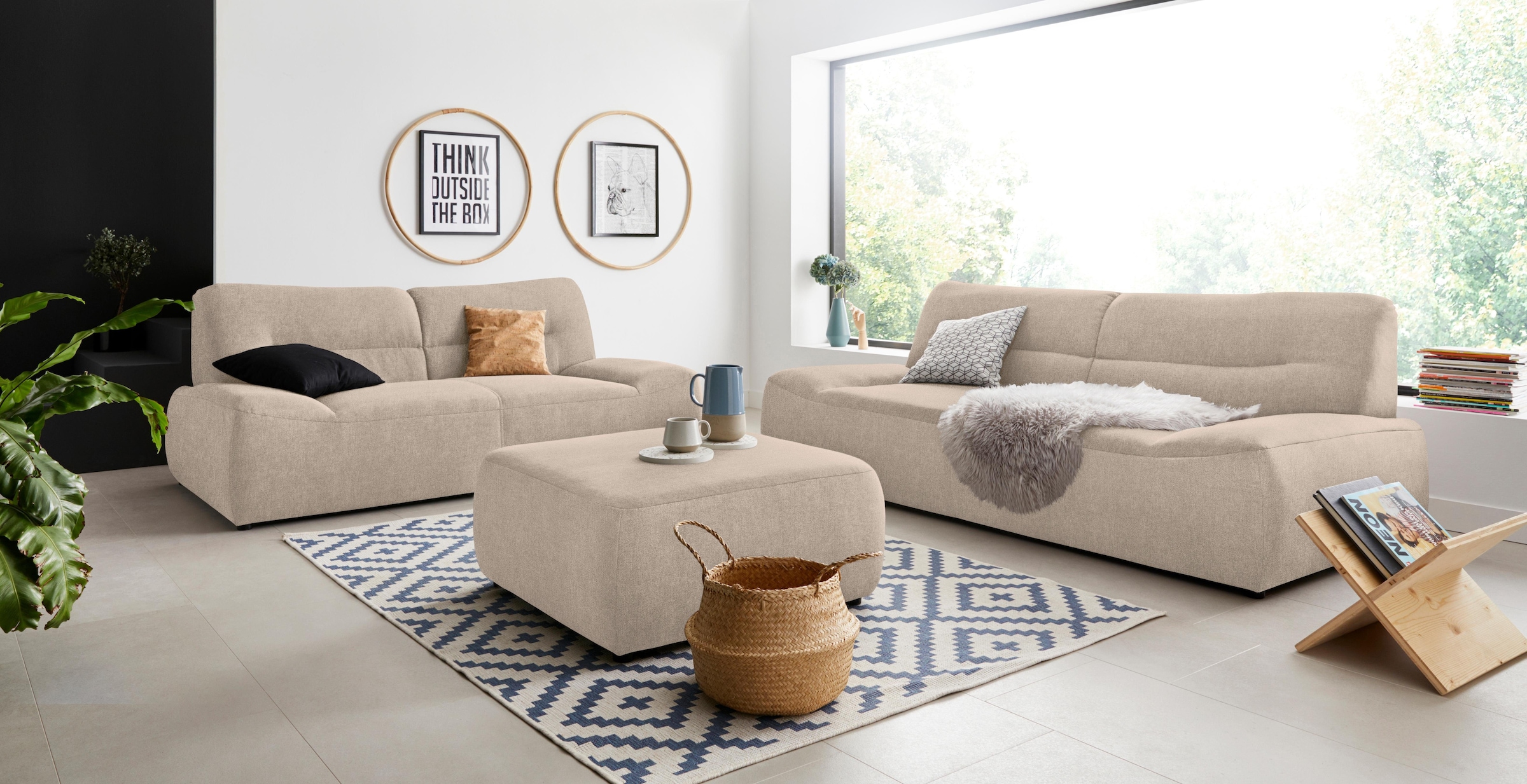 DOMO collection Hocker »Cesena«