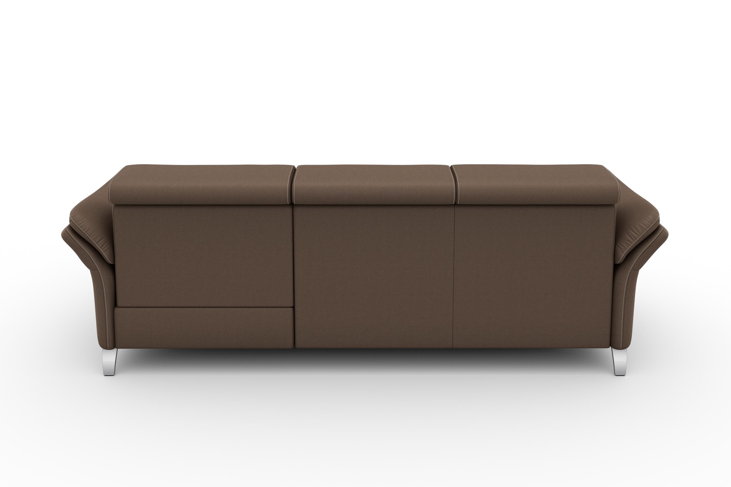 sit&more Ecksofa »Vincenzo L-Form«, inklusive Kopfteilverstellung, wahlweise mit Bettfunktion, Bettkasten