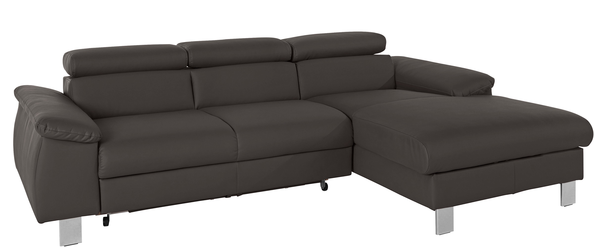 COTTA Ecksofa »Komaris L-Form, B: 244 cm« mit Kopfteilverstellung, optional günstig online kaufen