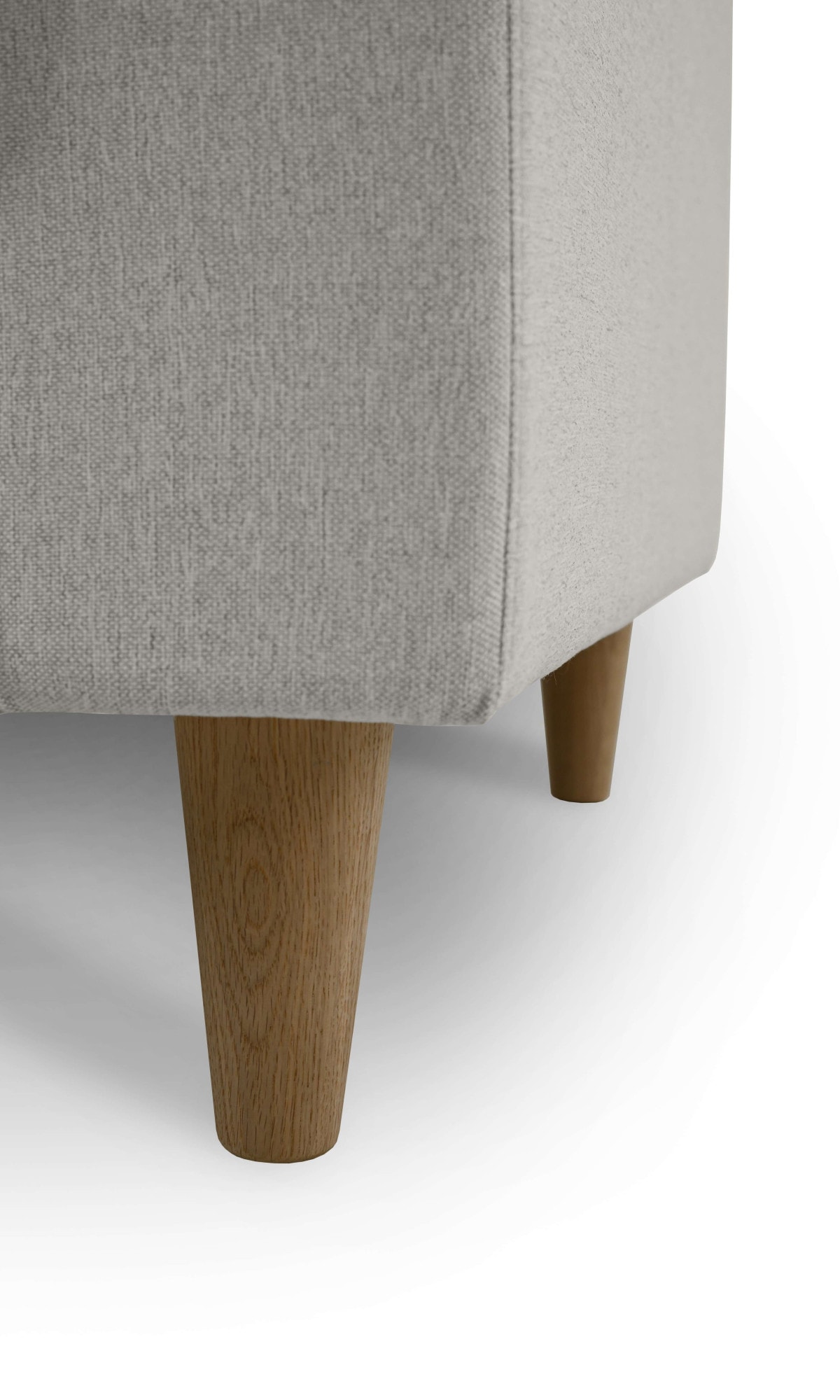 andas Ecksofa »Tvinno«, im skandinavischen Stil, L-Form, mit Massivholzfüßen, Breite 230 cm