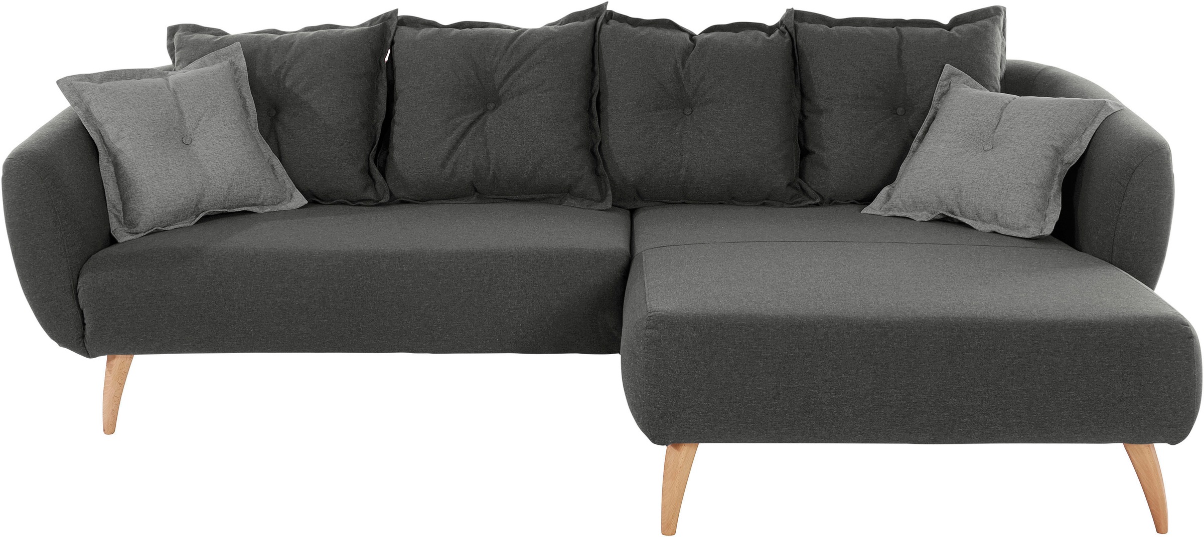 Home affaire Ecksofa »Baggio formschöne Polsterecke, bequem, Breite 277cm, günstig online kaufen