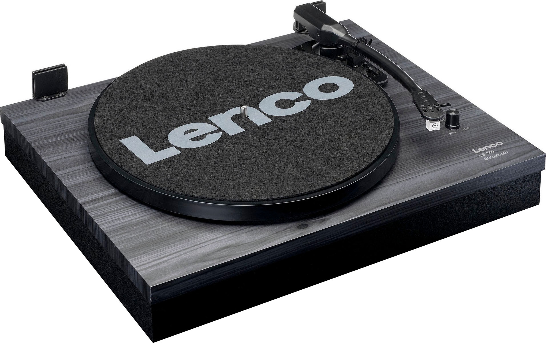 Lenco Plattenspieler »LS-300BK Plattenspieler mit ext. Lautsprechern«