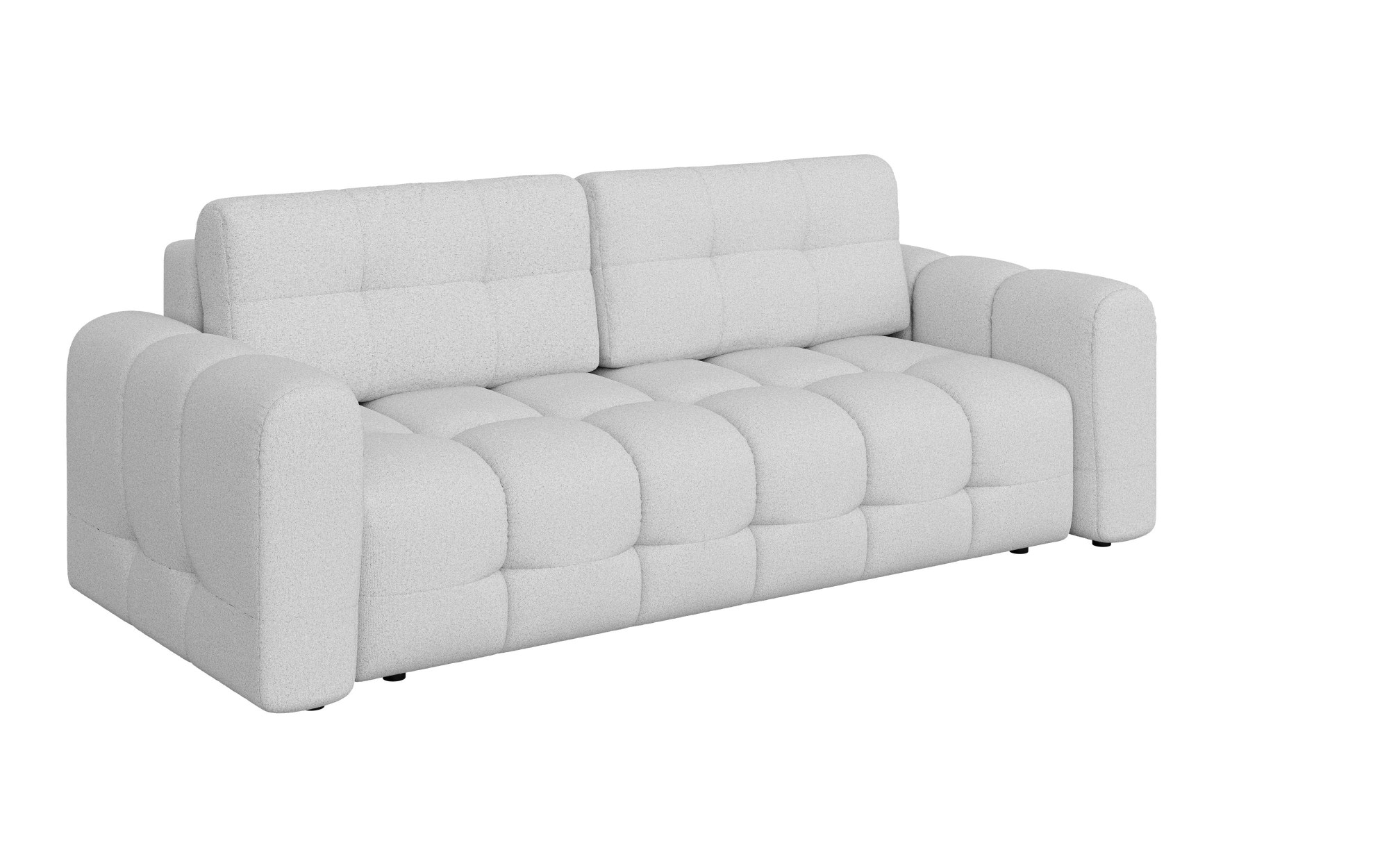 INOSIGN 3-Sitzer »Manilla, wahlweise mit Bettfunktion, B/T/H 265/117/91 cm«, mit Wellenunterfederung, in verschiedenen Materialien und Farben