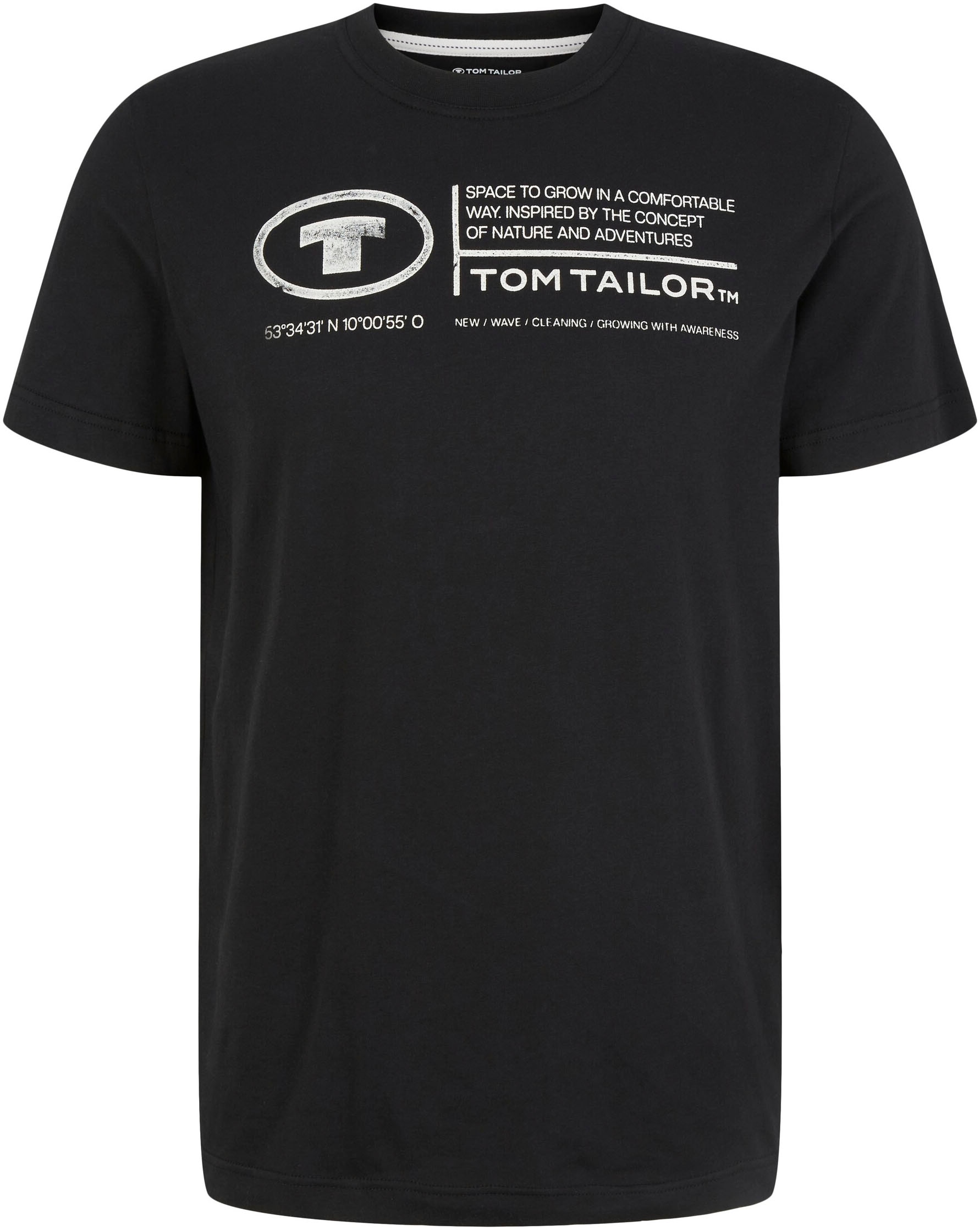 Frontprint« Print-Shirt T-Shirt Tailor TOM »Tom TAILOR bei online Herren